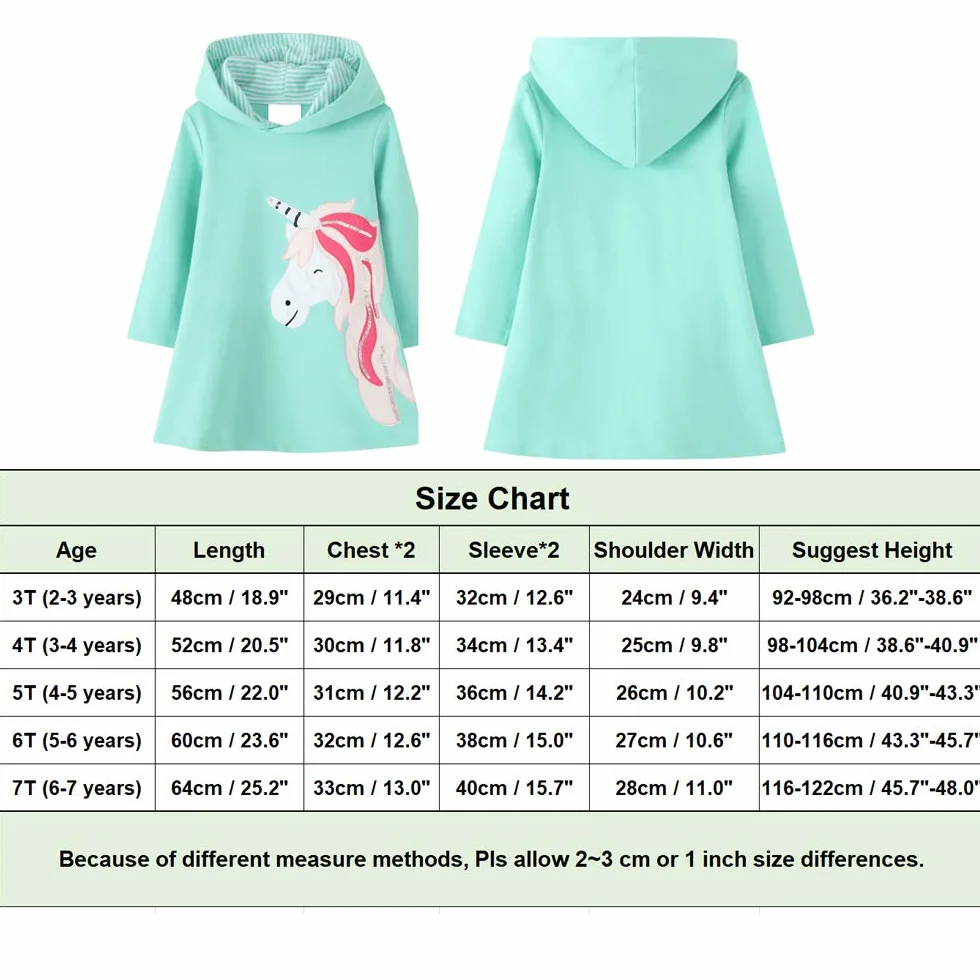 JinBei Dzieci Dziewczęce Bluzy z kapturem Sukienki Cekiny Koń Bluza Z Kapturem Sukienka Z Długim Rękawem Bawełniany Sweter Bluzy Tunika Sweter Sweter Topy Rozmiar 2, 3, 4, 5, 6, 7 Lat