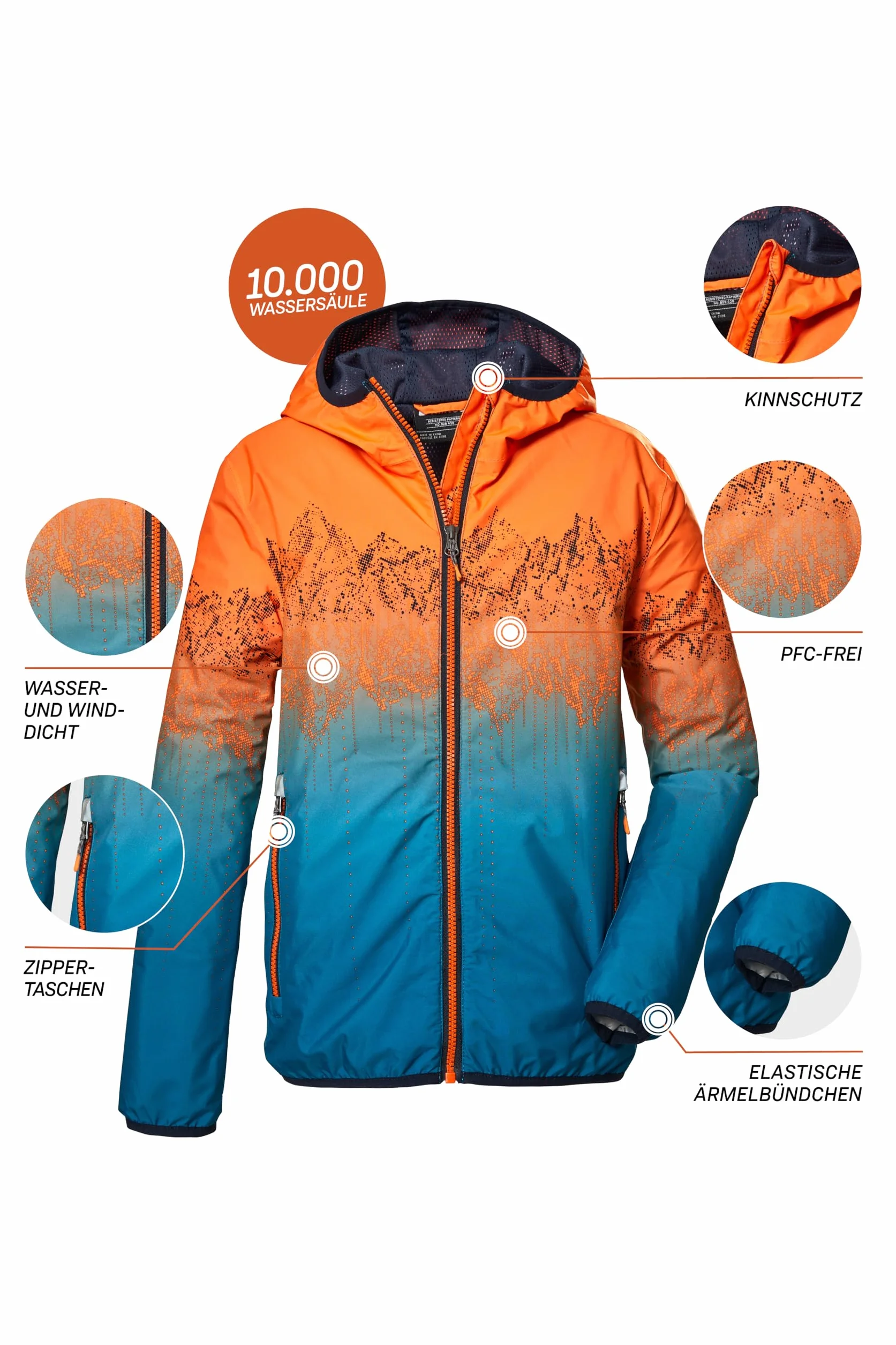 Killtec Funkcjonalna kurtka/kurtka outdoorowa z kapturem Boy´s Kos 277 Bys Jckt