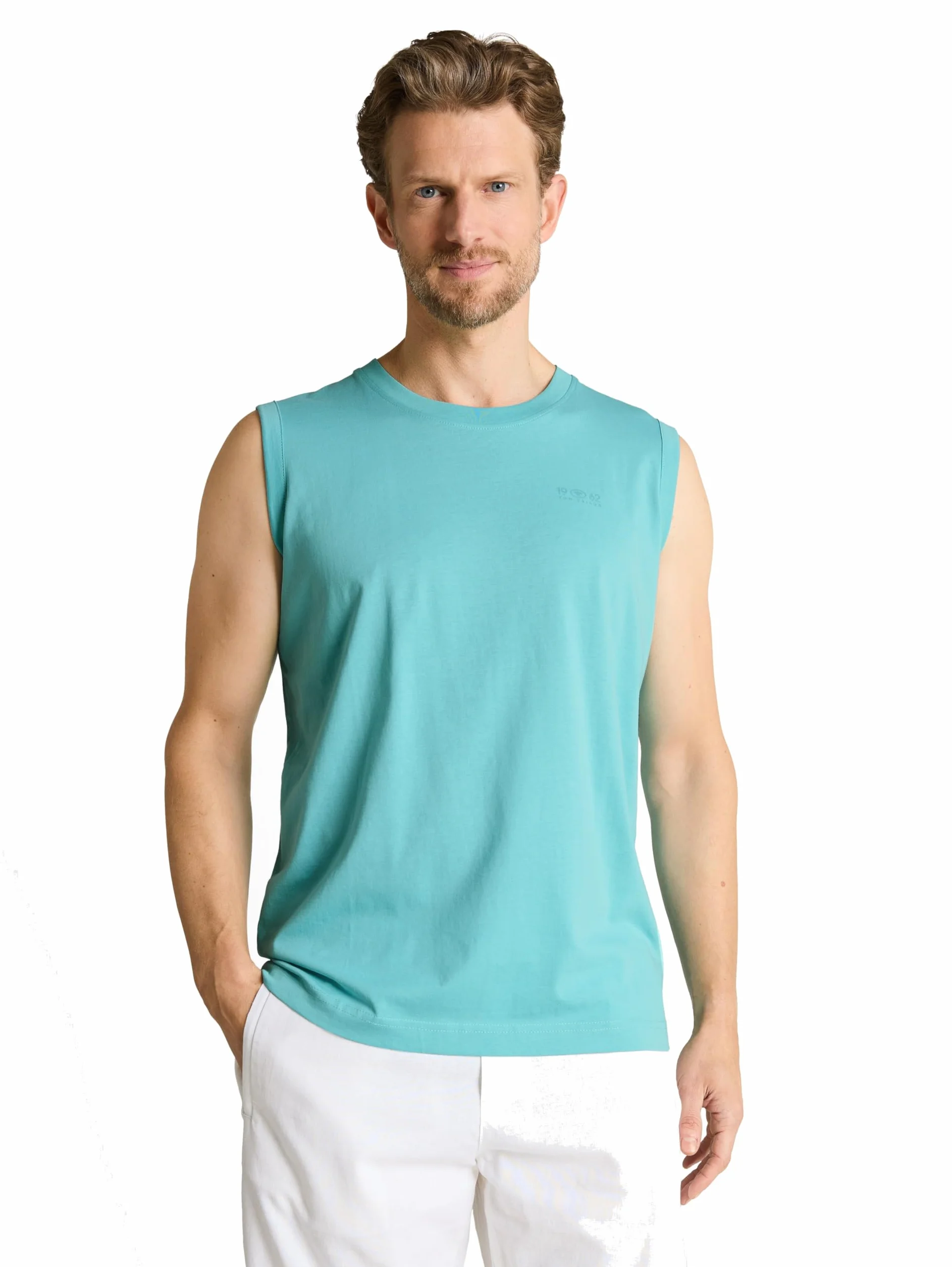 TOM TAILOR Top męski Mężczyźni 1050223