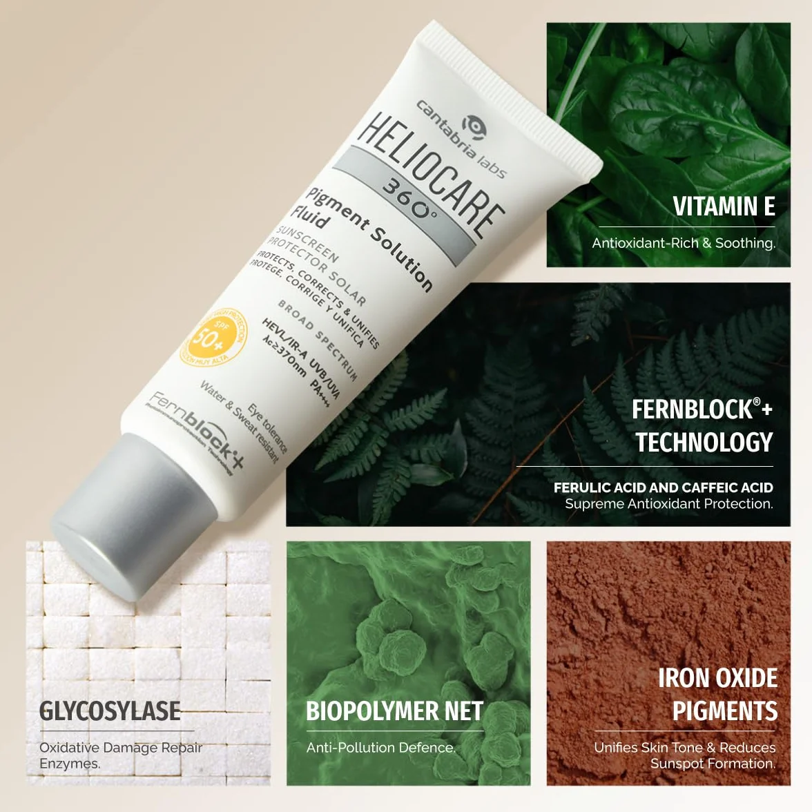 Heliocare 360 pigment Solution Fluid SPF50 50 ml, 50 ml (1 opakowanie)