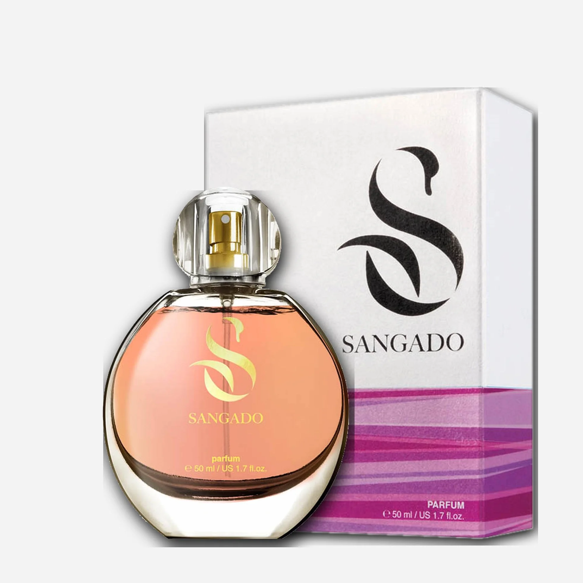 SANGADO Niezapomniane perfumy dla kobiet, Perfumy dla kobiet (parfum), 8-10 godzin długotrwałego utrzymywania się, Luksusowy zapach, 50 ml, Kod: 558