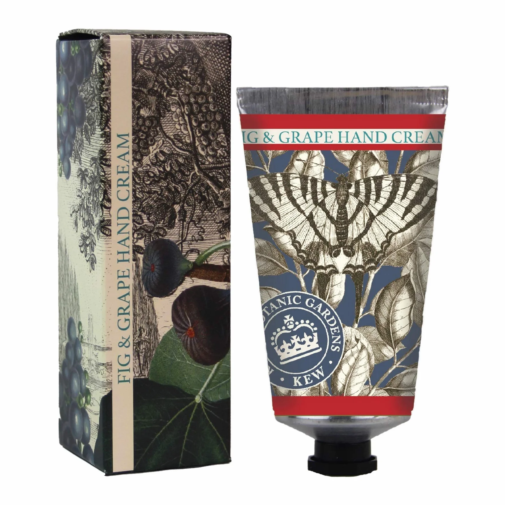 The English Soap Company Royal Botanical Gardens Kew Hand Cream, Fig and Grape Scent 75ml
