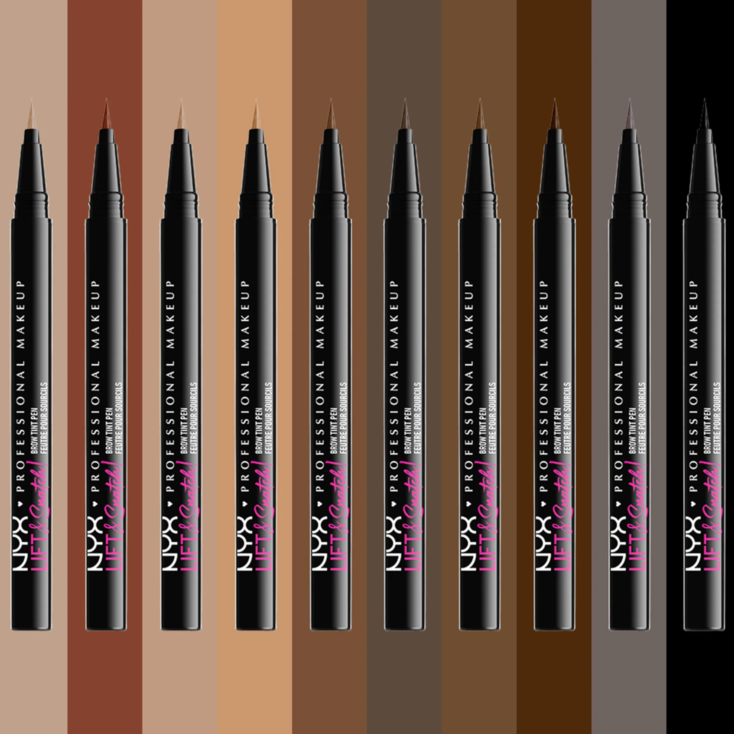 Nyx Professional Makeup Lift & Snatch Kredka do Brwi, Ash Brown, 10 g