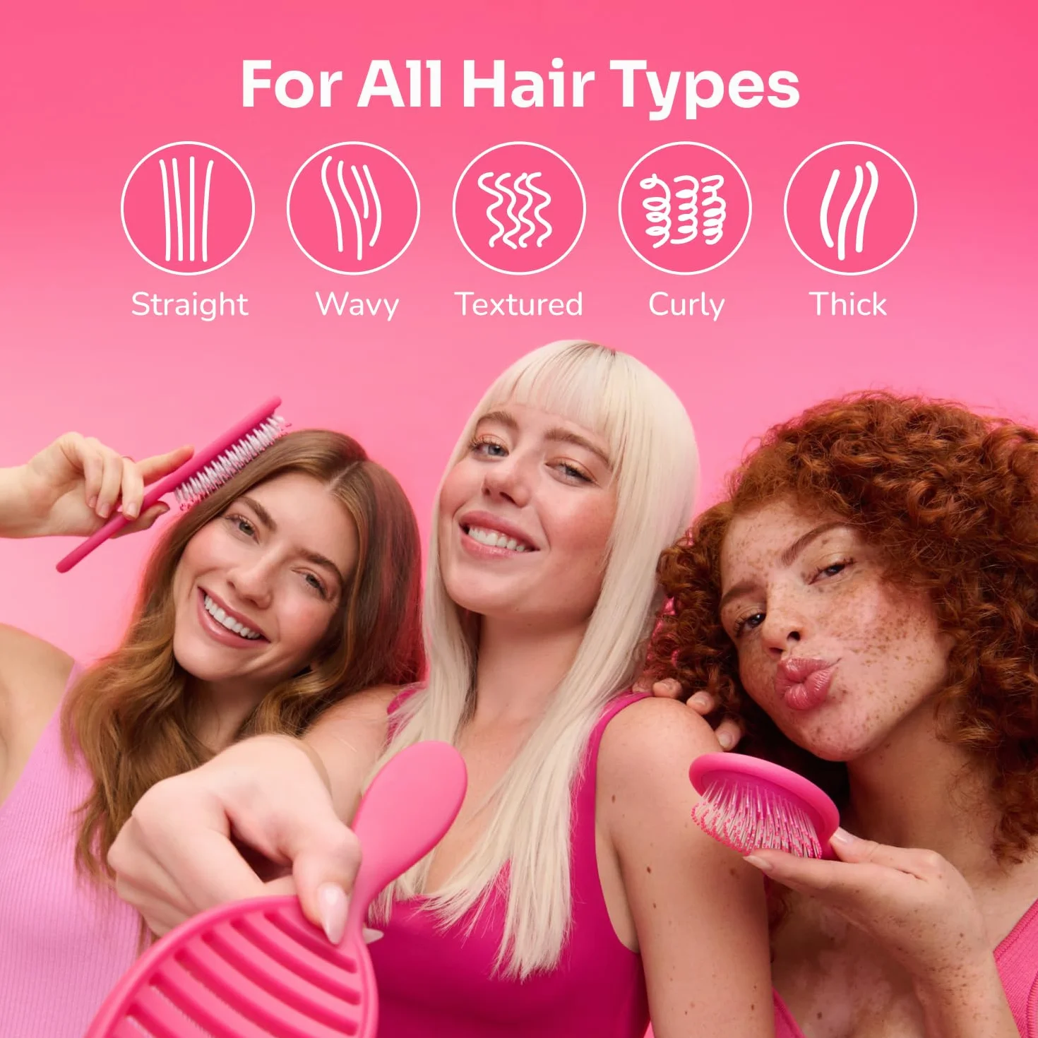 Wetbrush Shine Enhancer Hairbrush Pink