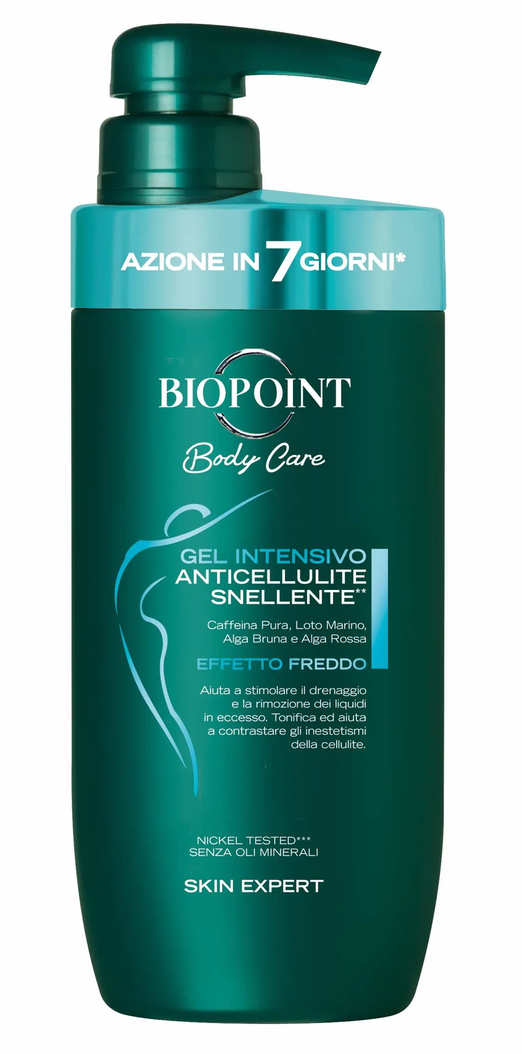 Biopoint - Antycellulitowy intensywny żel do ciała, efekt ujędrniający, osuszający i tonizujący, wspomaga redukcję akumulacji i przeciwdziałanie znieczuleniu, 400 ml