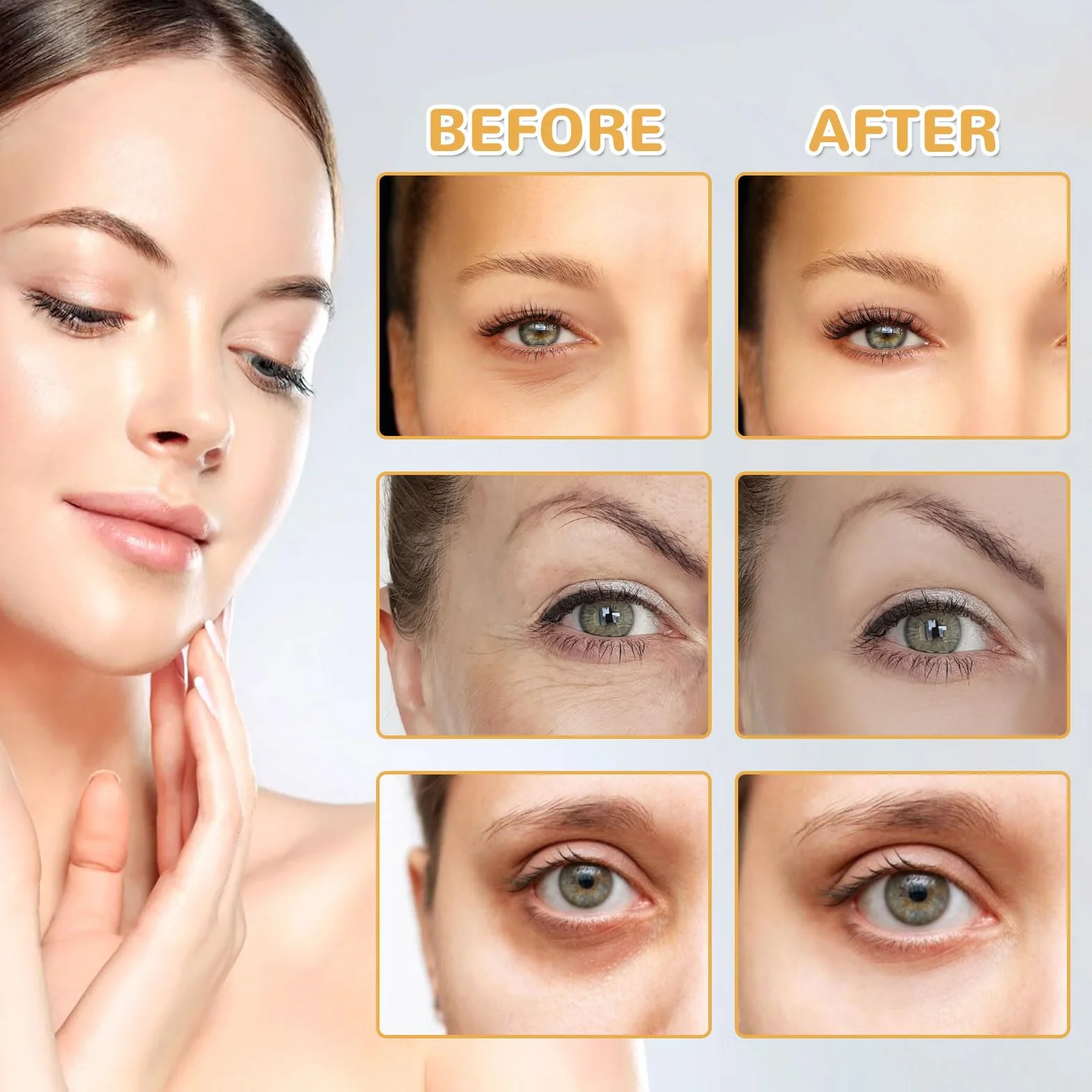 Roztwór kofeiny 5% + EGCG, 30 ml serum do oczu z kofeiną, serum do oczu, roztwór kofeiny 5% + EGCG, serum do oczu przeciwko obrążkom i opuchliźnie, serum do oczu z kofeiną dla kobiet i mężczyzn