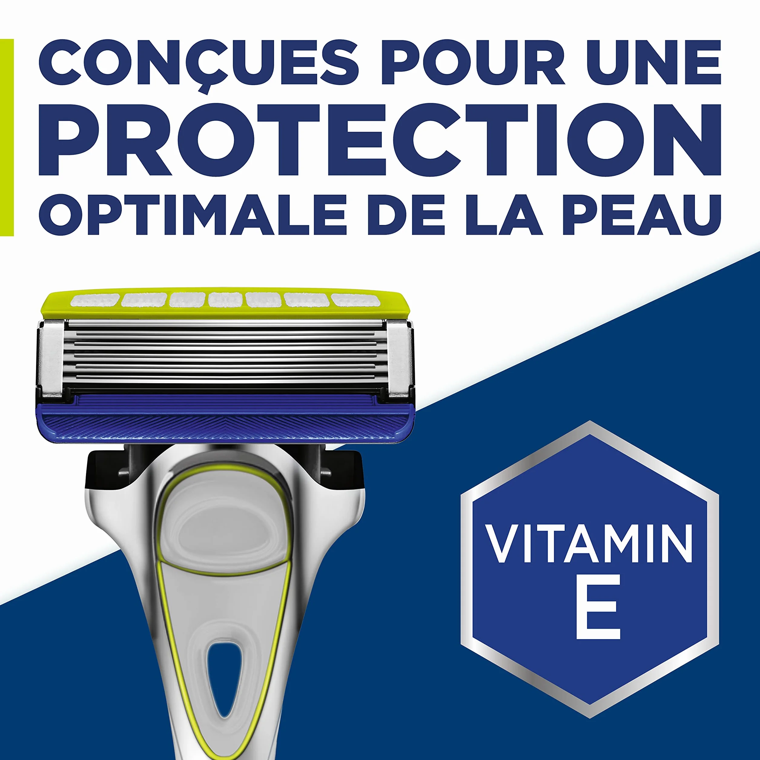Wilkinson Sword Hydro 5 - Sensitive Brzytwa dla mężczyzn - Ostrza - Aloe Vera zmniejszają podrażnienia, żel nawilżający i precyzyjne ostrze, zestaw 4 wkładów żyletki