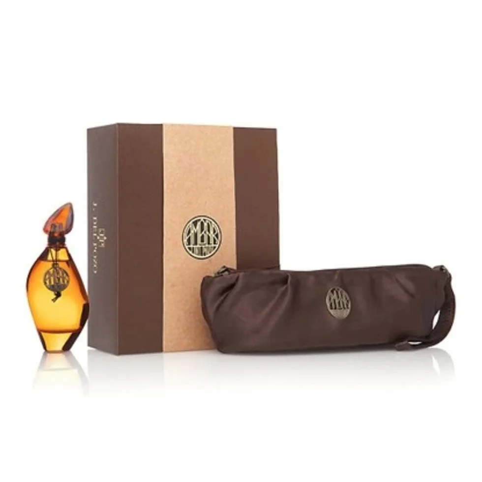 Jesus Del Pozo Woda toaletowa damska 2-częściowy zestaw bursztynowy (woda toaletowa 100 ml + Beauty Case)