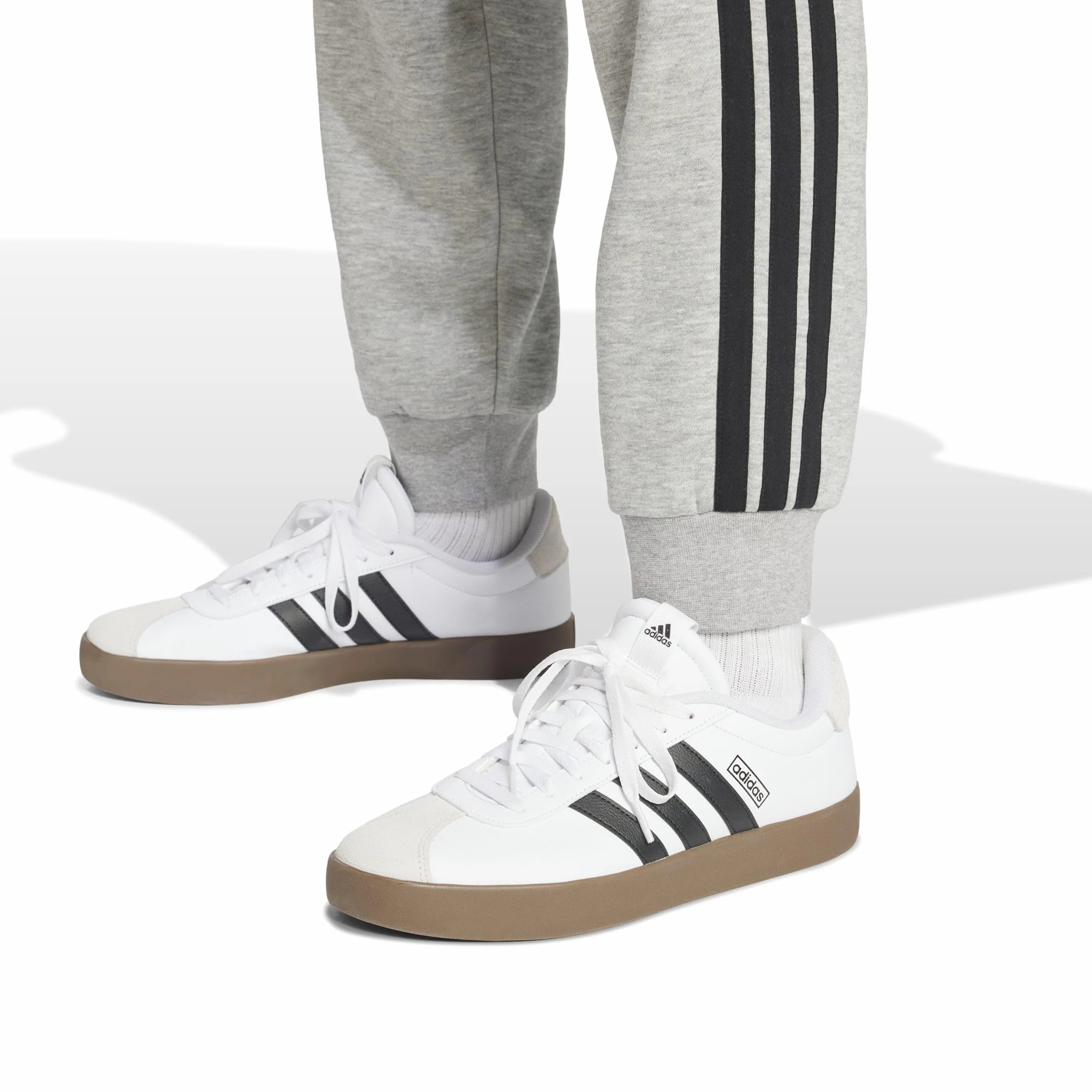 adidas Essential Three Stripes Fleece Pant - Spodnie golfowe Mężczyźni