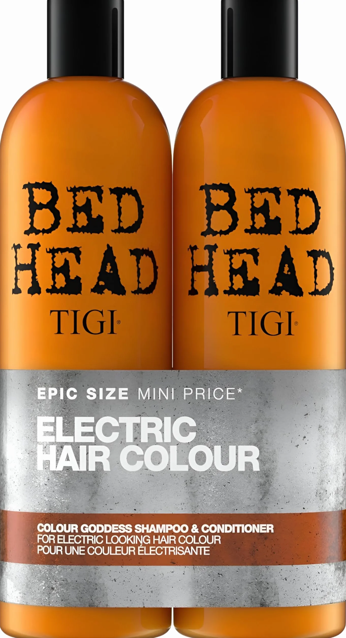 Tigi Bed Head Colour Goddess, Szampon i Odżywka do Włosów Farbowanych, 2 x 750 ml