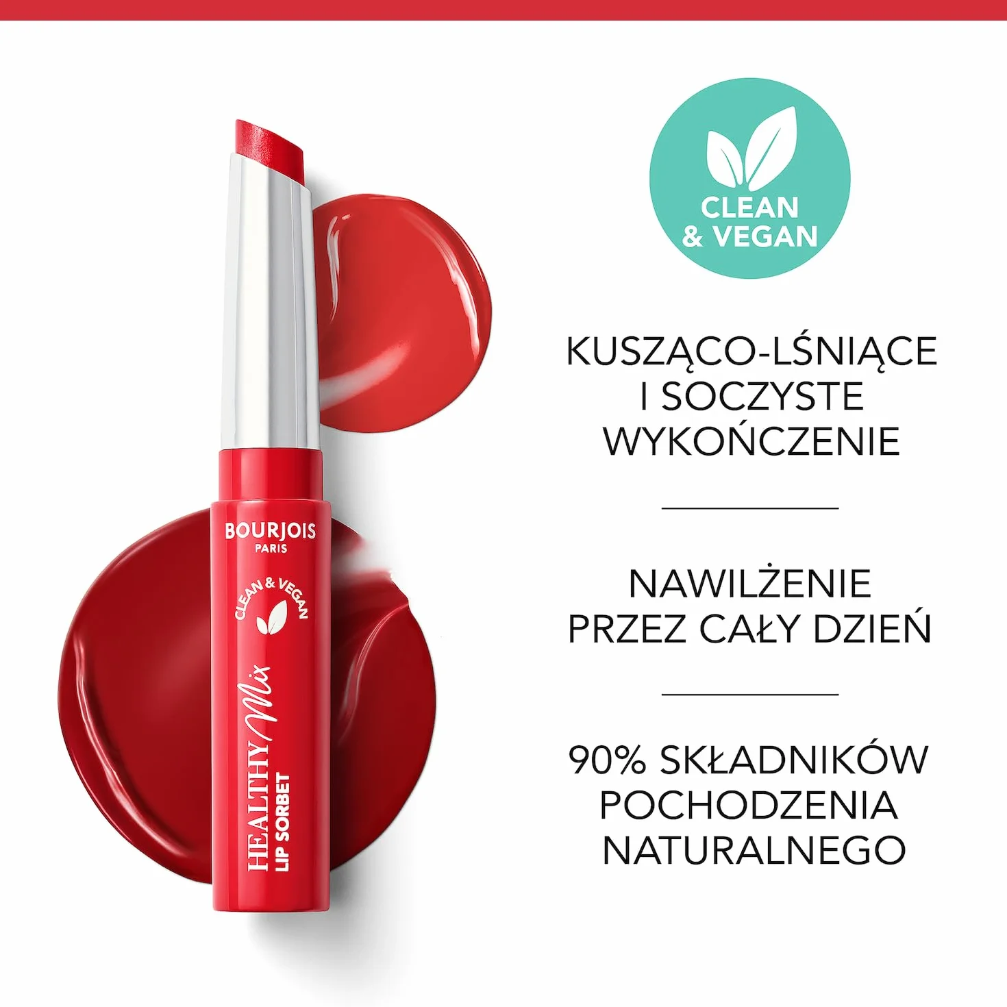Bourjois Healthy Mix Clean Lip Sorbet wegańska, nawilżająca pomadka do ust nr 06 - Peanude Butter