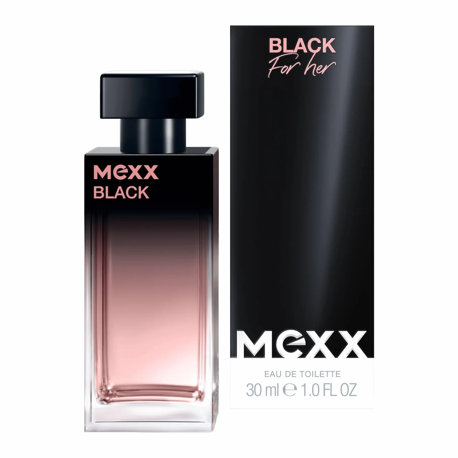 Mexx Black Woda Toaletowa dla Kobiet, o Kwiatowo-Owocowym Zapachu, 30 ml