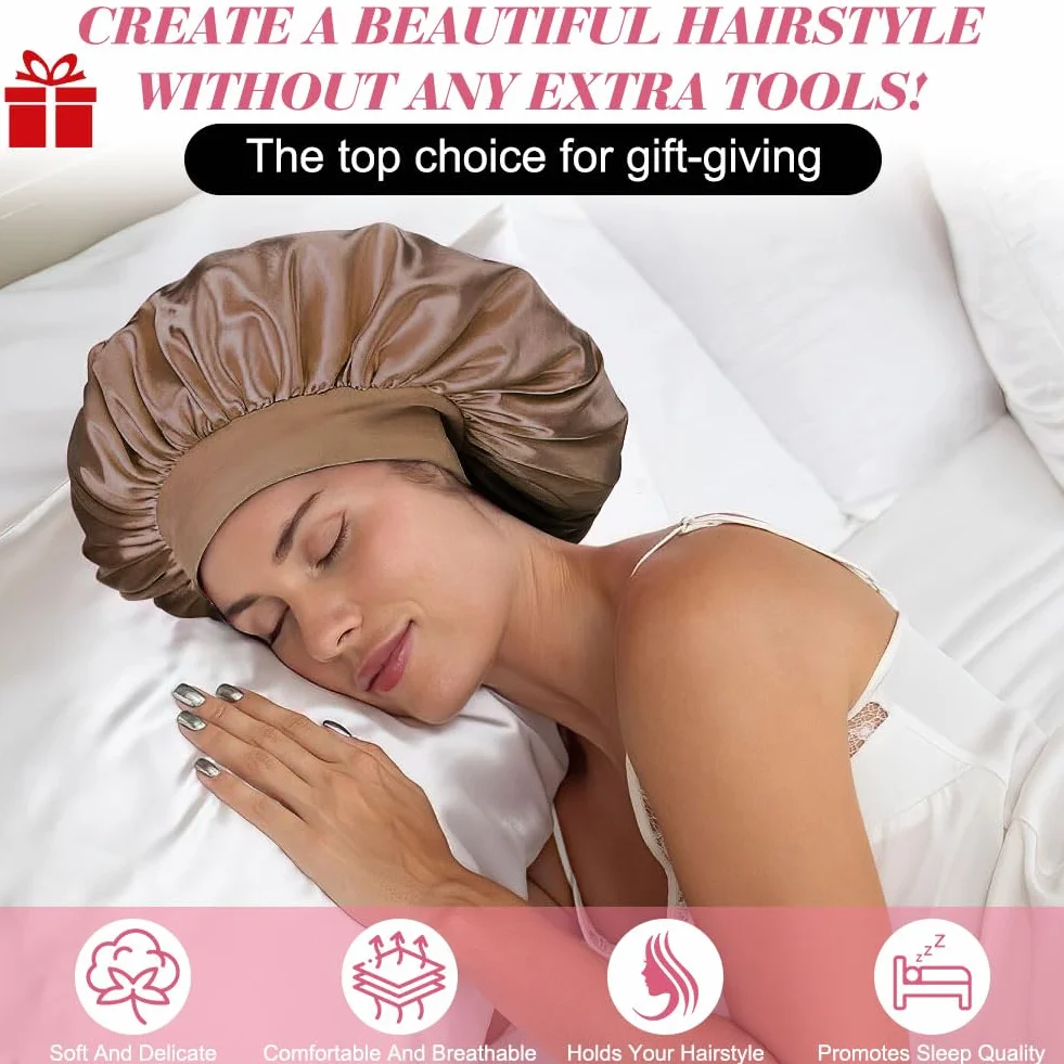 9 sztuk wałków do włosów bez ciepła, satynowe loki bez ciepła, zestaw wałków do włosów DIY Hair Curler Rollers, wałki do włosów dla objętości, loki bez ciepła do długich i średnich włosów
