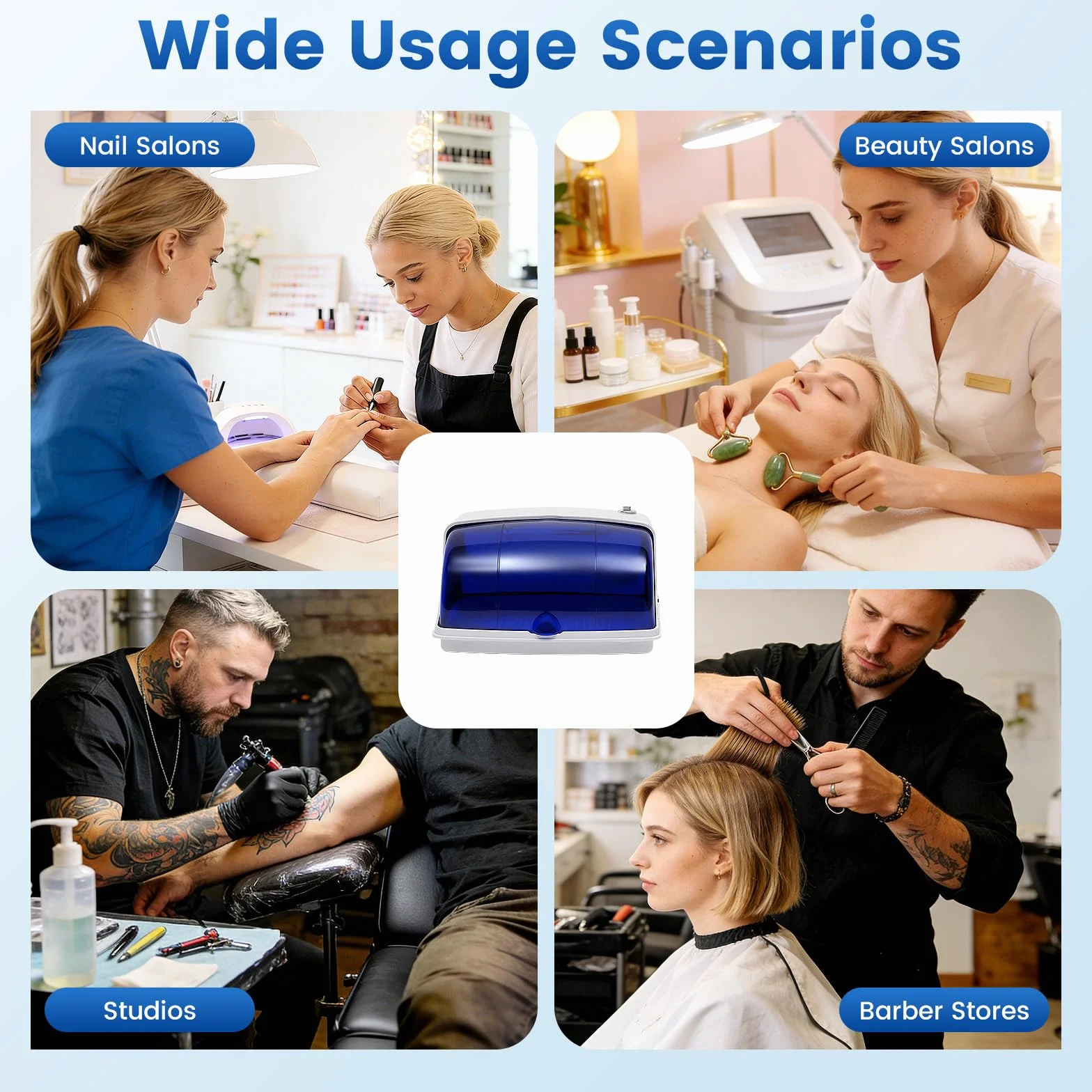 Sterylizator 5 W urządzenie do dezynfekcji UV, urządzenie sterylizujące do paznokci, salonu, manicure, manicure i narzędzia 220 V