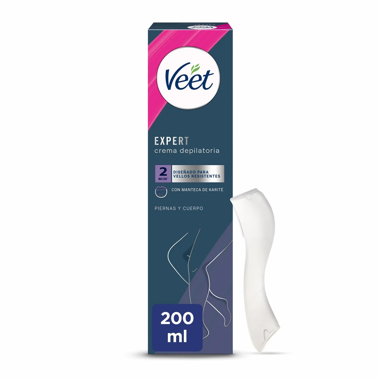 Veet Expert krem do depilacji kobiet do ciała i nóg, z matką shea, 200 ml