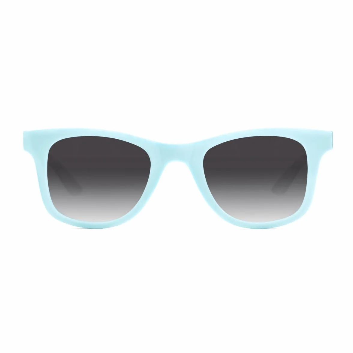 SIROKO Dziecięce polaryzacyjne okulary przeciwsłoneczne dla chłopców i dziewcząt ochrona UV400 zabawny design, jasnoniebieski/czarny, 70AA
