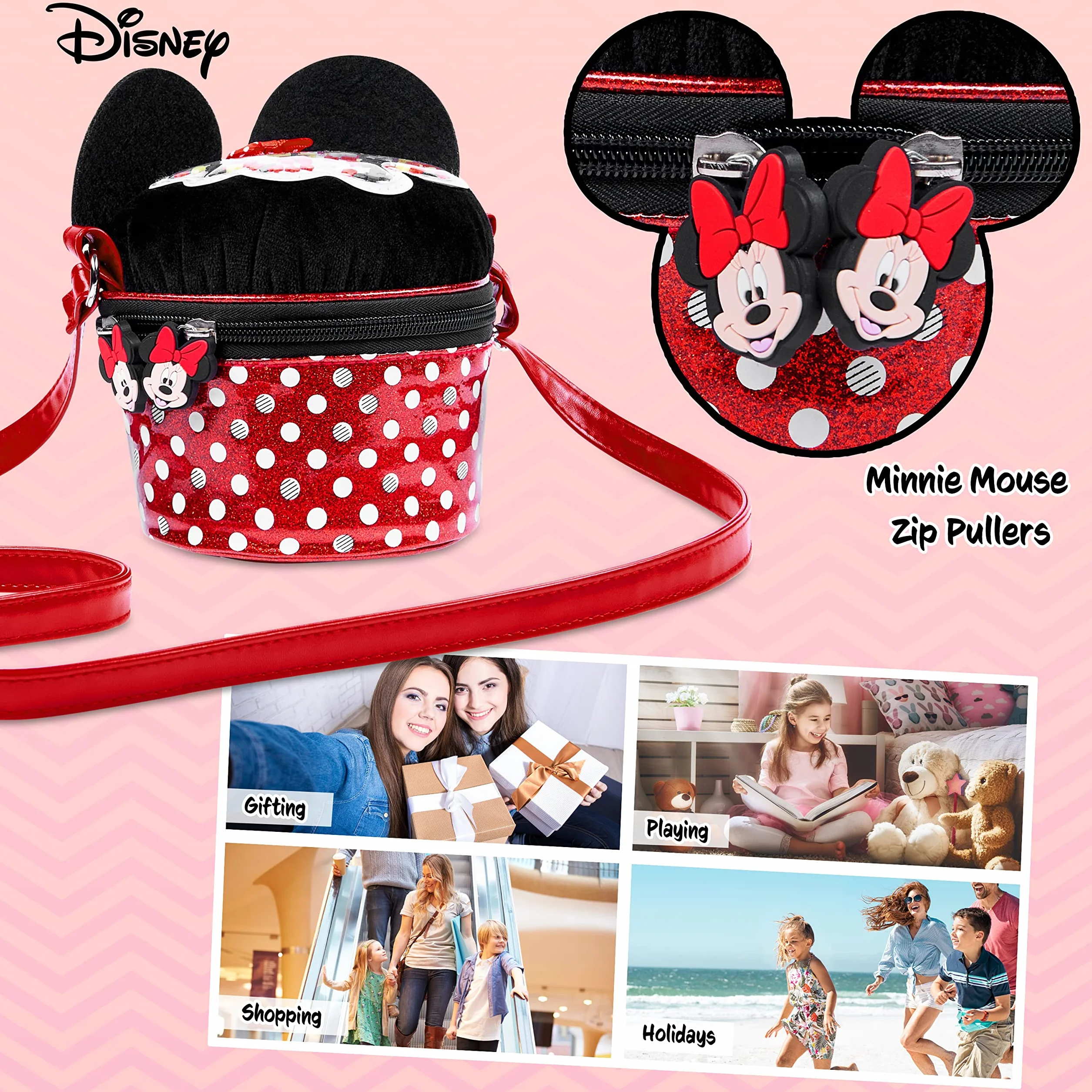 Disney Stitch Torba dla Dziewczyn Kobiety Nastolatki 3D Lilo i Stitch Dziewczyny Handbag Torba na ramię dla dzieci Fluffy Plush Bag Adjustable Strap Crossbody Bag Travel Stitch Prezenty dla dziewczyn