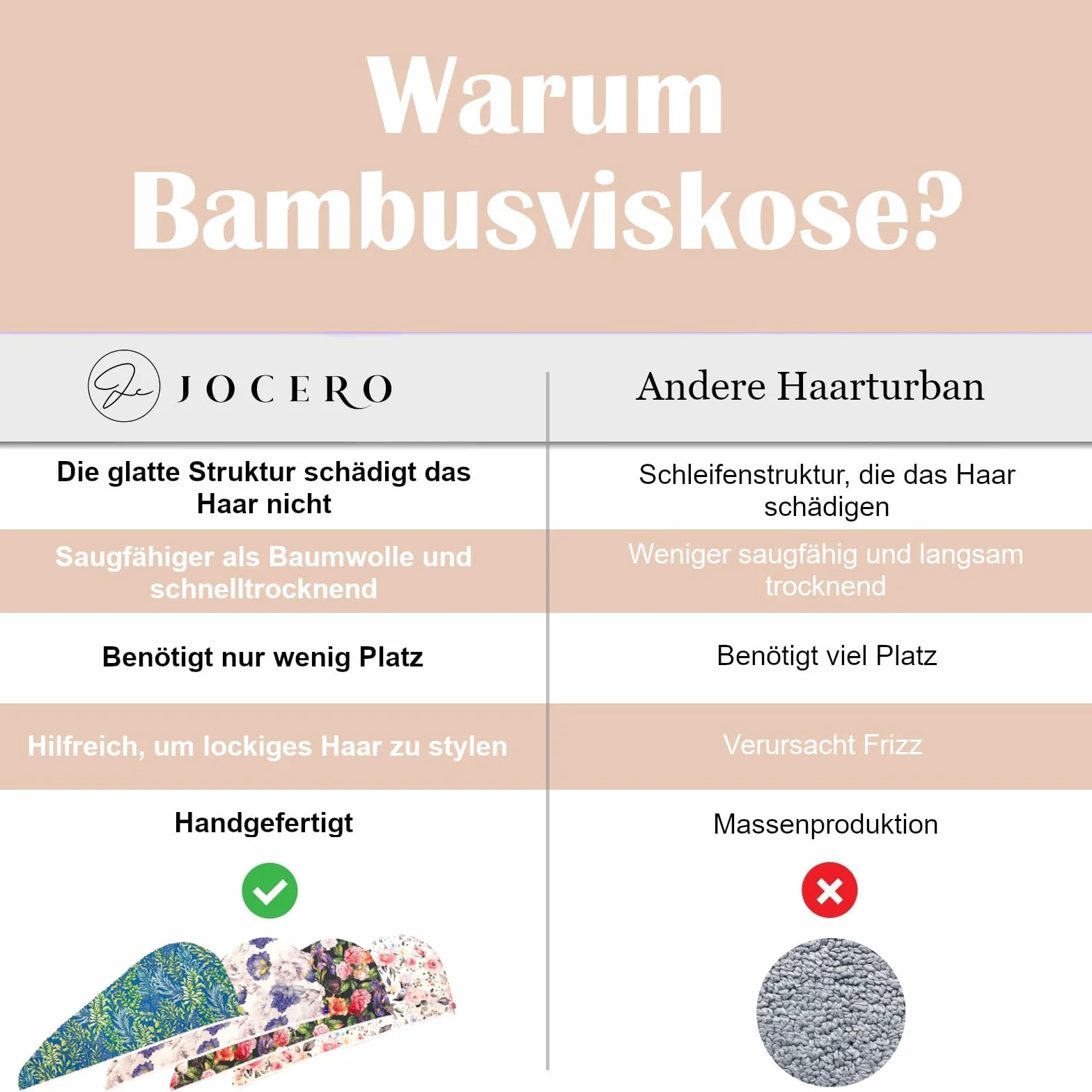 bambusowy turban do włosów z guzikiem - turban do każdego rodzaju włosów - szybkoschnący ręcznik do włosów - ręcznie robiony ręcznik do włosów z gumką