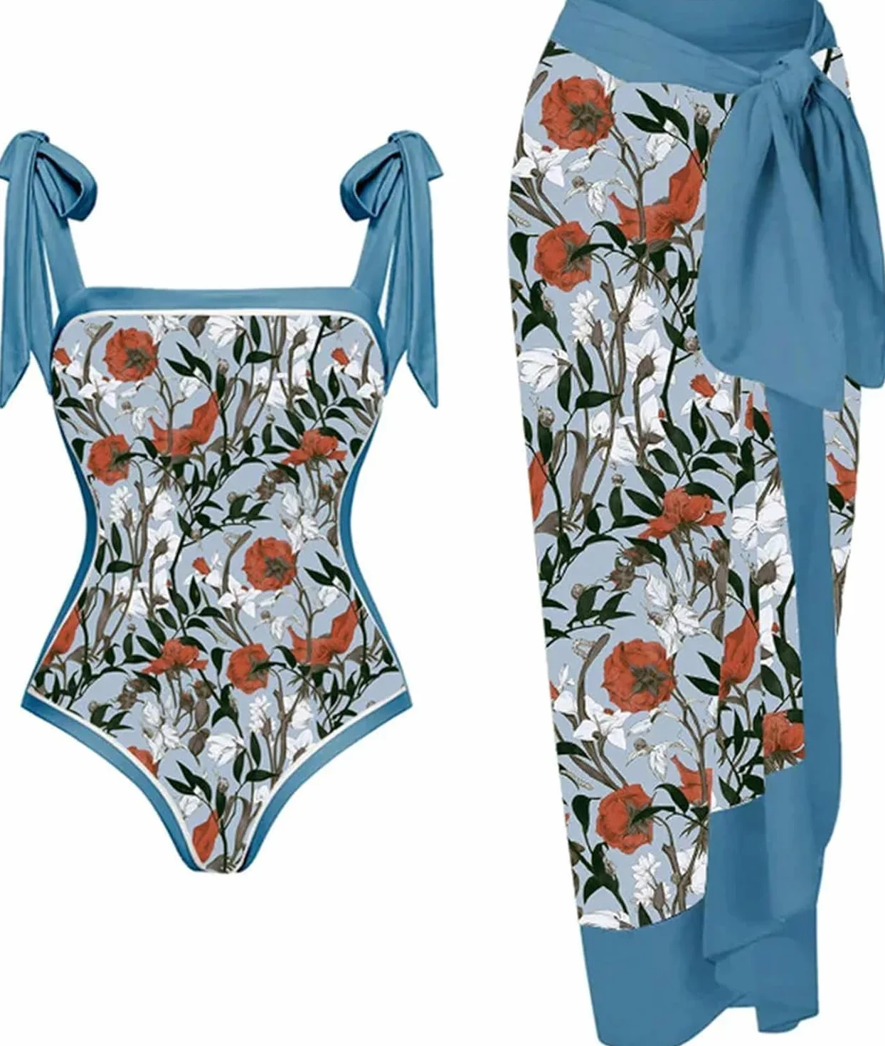 Dwuczęściowa spódnica Kobiety Kobiety Strój Kąpielowy Strój Kąpielowy Plaża Bikini Rejs Wakacje Bikini Strój Kąpielowy Zestaw