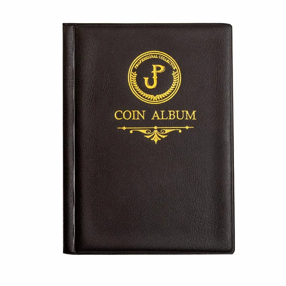 Album do przechowywania monet Uncle Paul, album na monety, książka do kolekcji dla półdolarówek/małych dolarów/50 pensów/dwóch funtów, 60 kieszonek