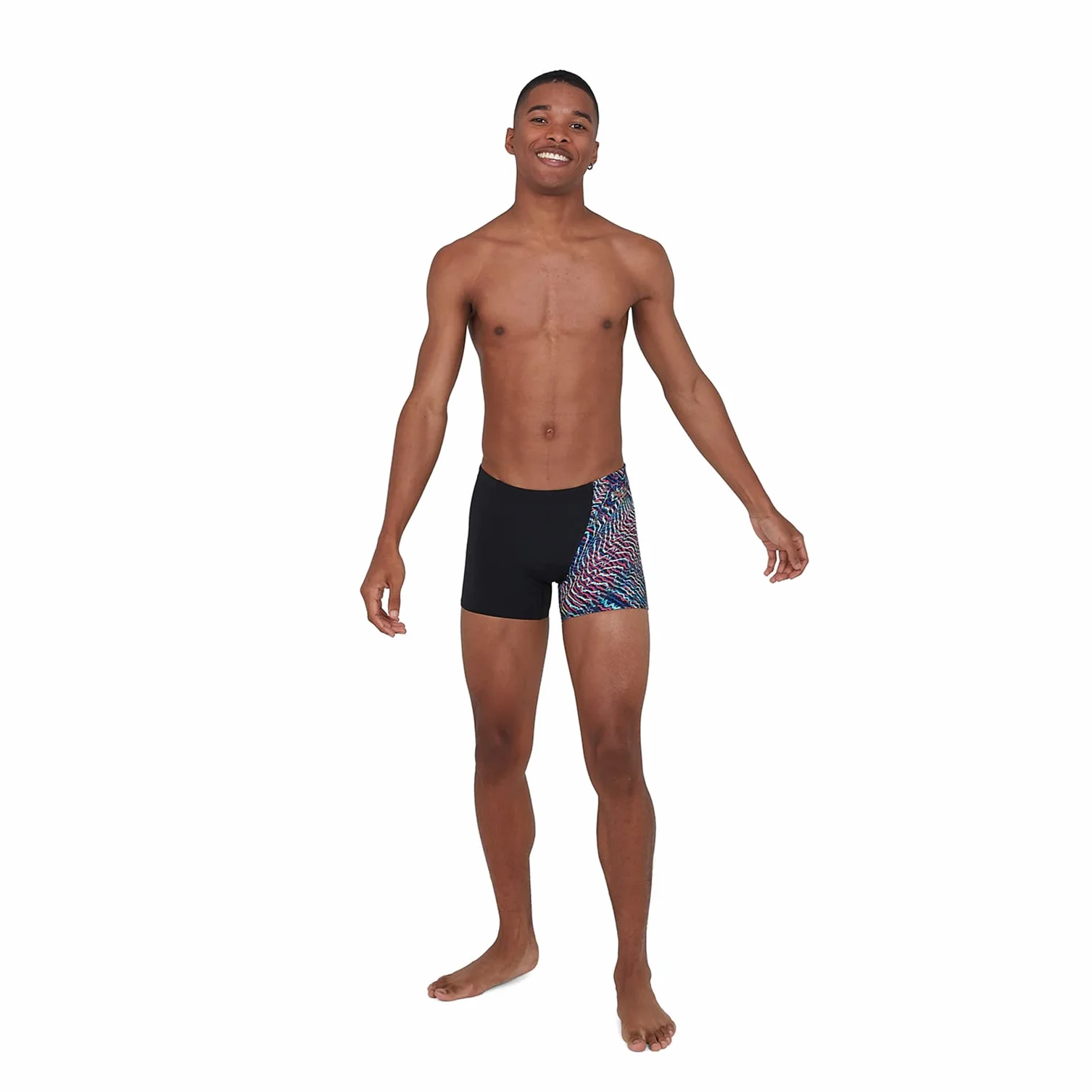 Speedo Męski kombinezon kąpielowy Allover Digital V-Cut Aquashort (1 opakowanie)