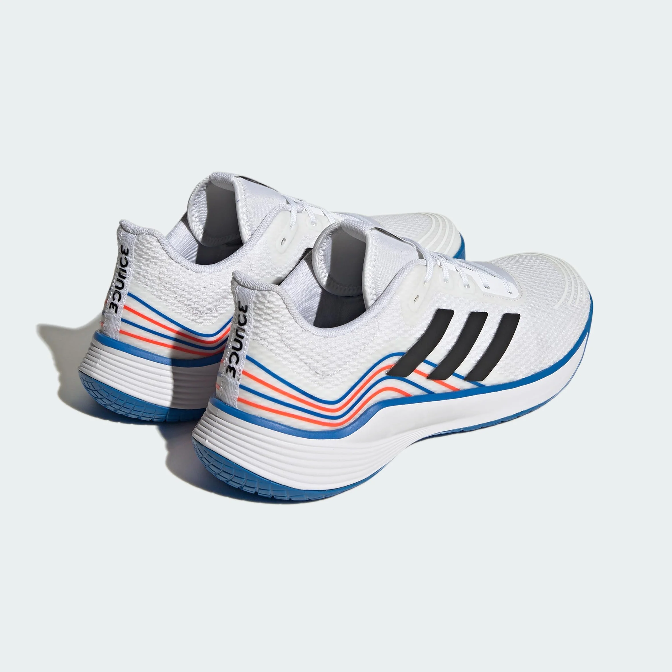 adidas Mężczyźni Novaflight Volleyball Shoes, Cloud White/Core Black/Bright Royal, 42 EU