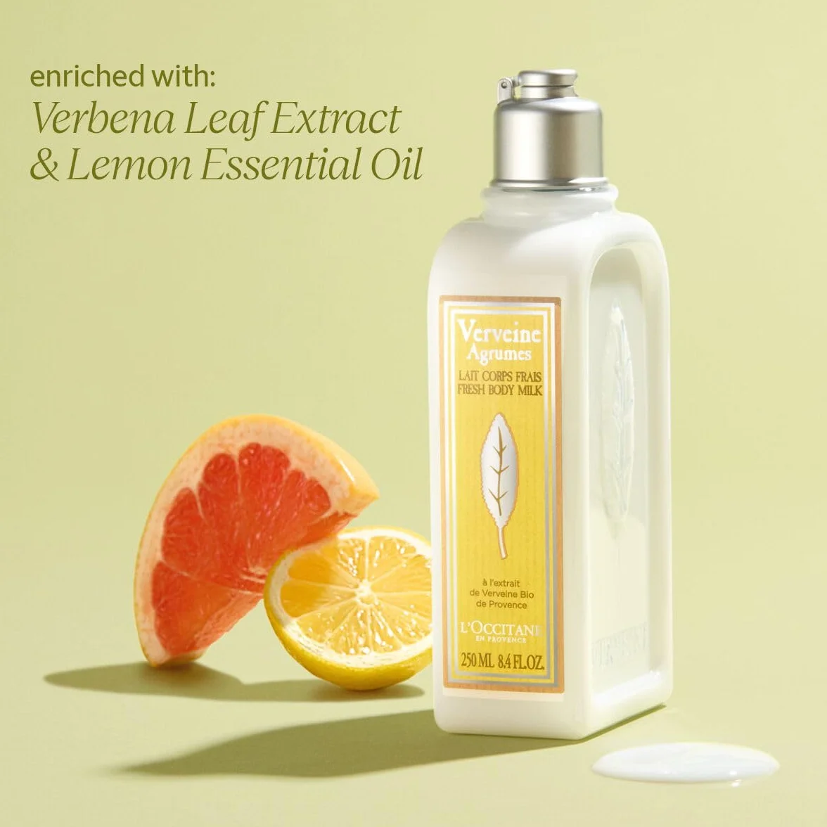 L'OCCITANE Citrus Verbena Fresh Body Milk 8,40 fl. oz
