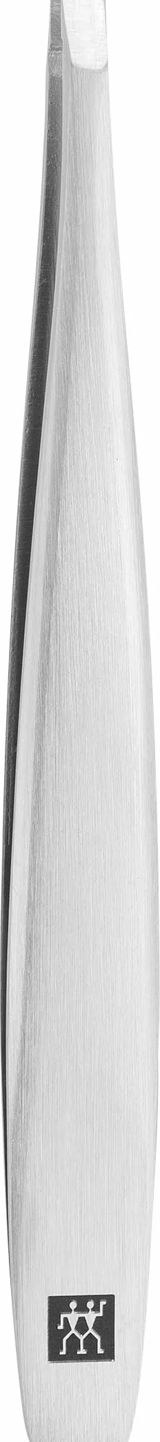 ZWILLING Pęseta prosta (do wyrywania brwi, chropowate, skalibrowane końcówki, hipoalergiczna), premium, srebrna, 90 mm