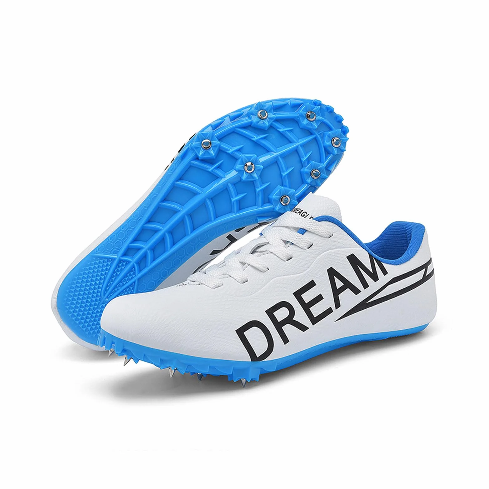 Buty męskie damskie sportowe kolce, buty do paznokci o średniej odległości, buty męskie na średnim dystansie, buty kolce męskie, zapewniają przyczepność i przyczepność, wygodne, do zawodów,