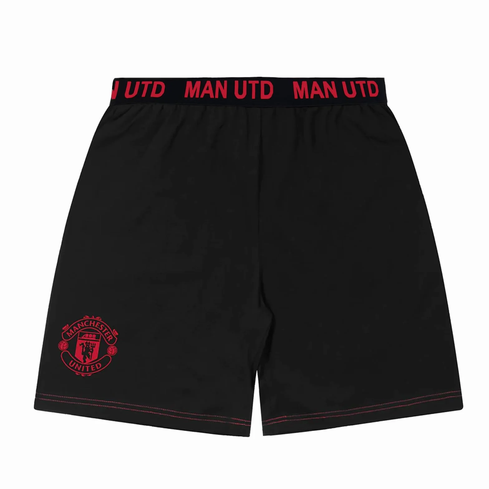 Manchester United F.C. - Krótka piżama męska - na prezent - oficjalne gadżety i akcesoria piłkarskie