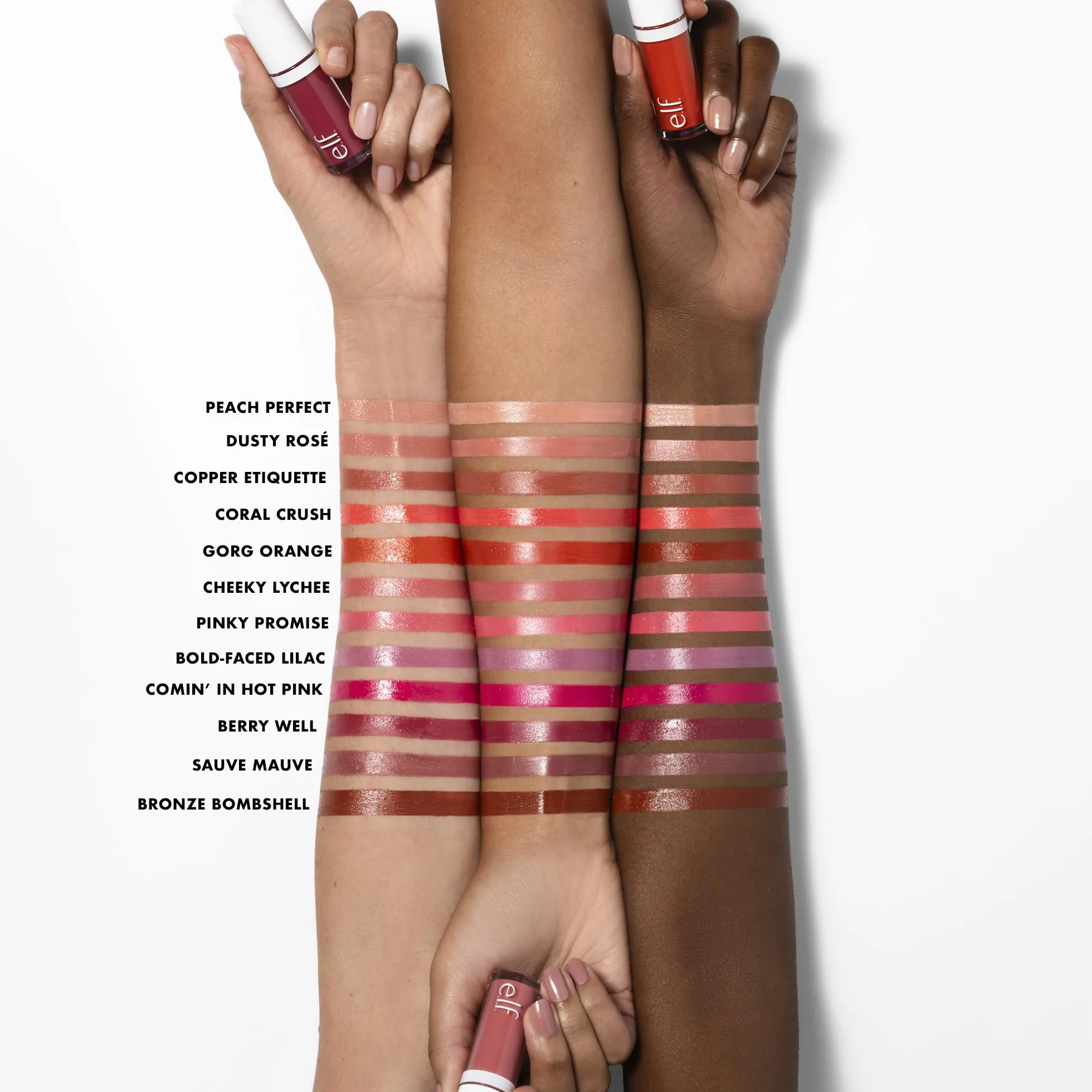 e.l.f. Camo Liquid Blush, długo utrzymujący się płynny róż do wysoko pigmentowanego koloru, zapewnia miękkie, miękkie wykończenie chrztu, wegański i nietestowany na zwierzętach, Suave Mauve