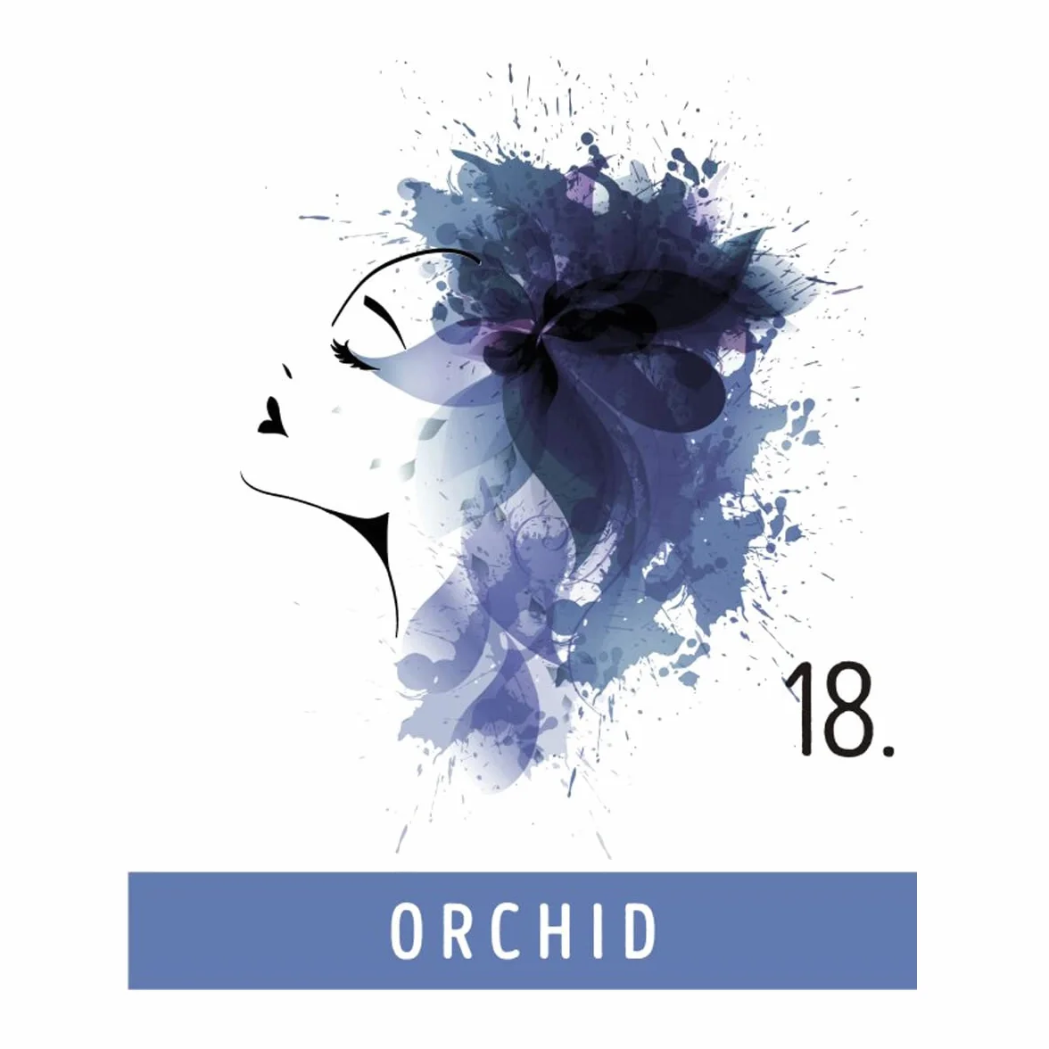 ORCHID 18, półtrwała farba do włosów, półtrwała koloryzacja włosó, semi-permanent hair color, (28 kolorów).