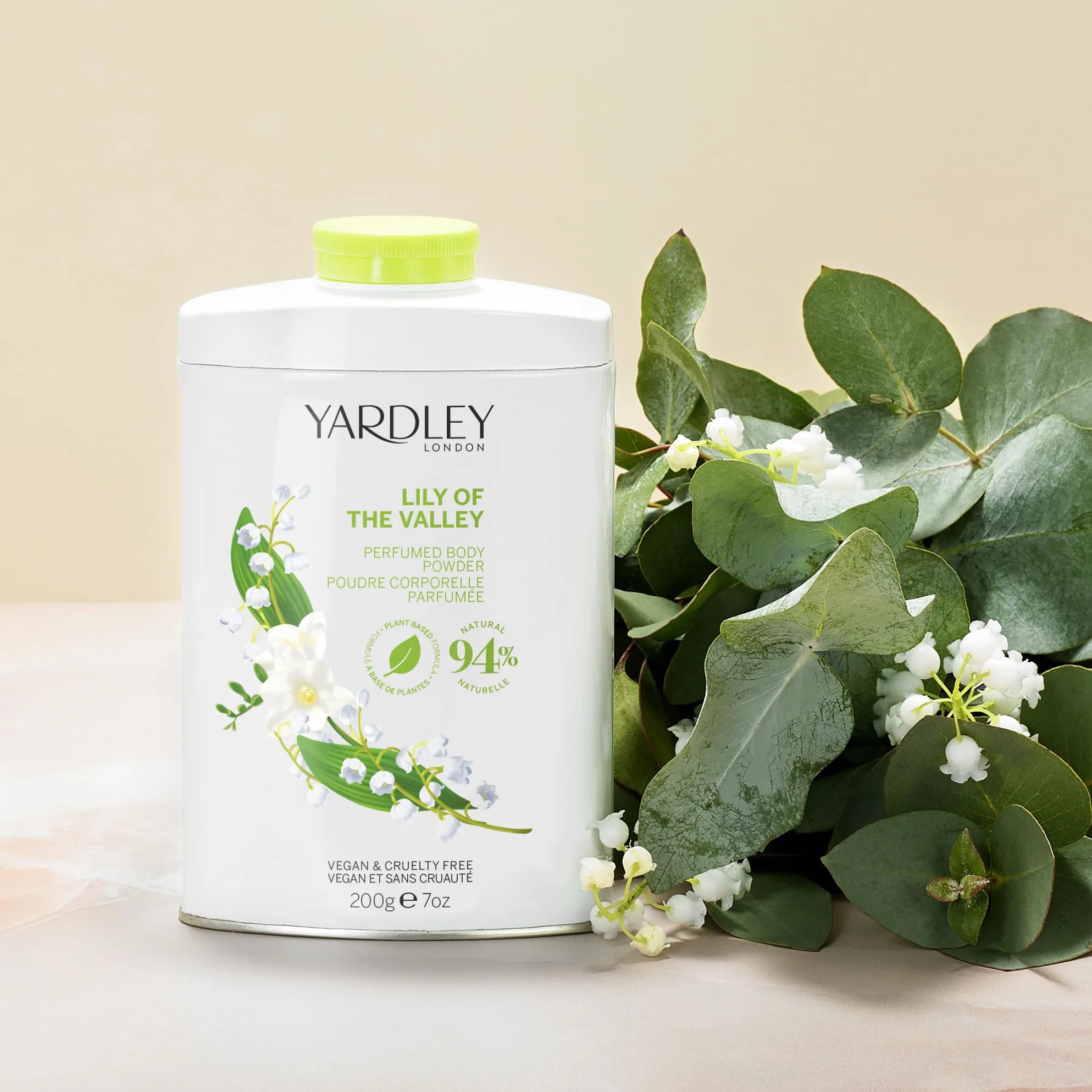 Yardley London Lily of the Valley Perfumed Body Powder 200g Talk dla kobiet
