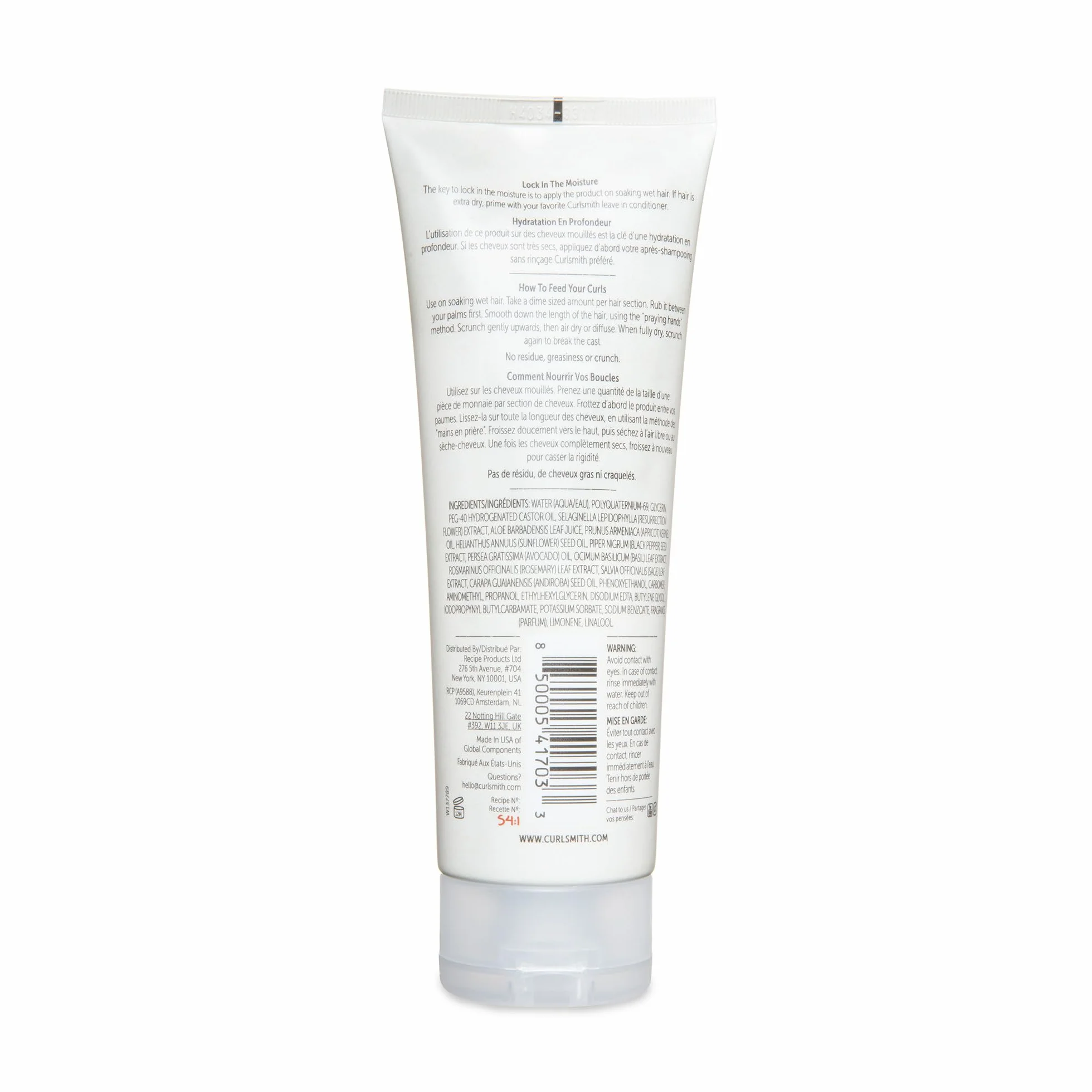 Curlsmith - In Shower Style Fixer - Vegan Extreme Hold Styling Gel for Dry, Wavy, Curly lub Coily Hair (8 uncji)