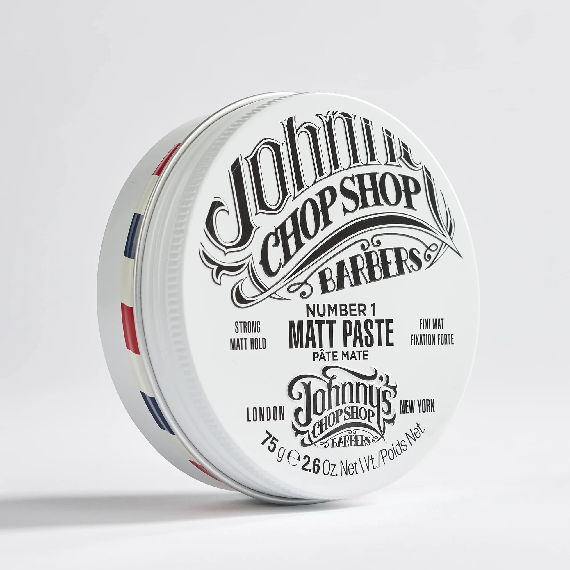 Johnny's Chop Shop - Nie 1 matowa pasta w puszce, mocne trzymanie, naturalne wykończenie (75 g)
