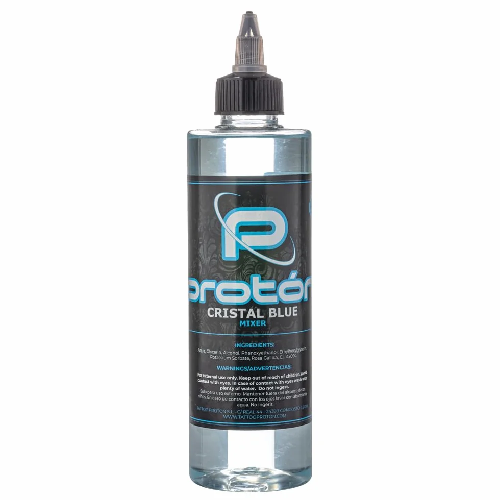 Proton Cristal Blue Mixer 250 ml Rozcieńczalnik do tuszu do tatuażu
