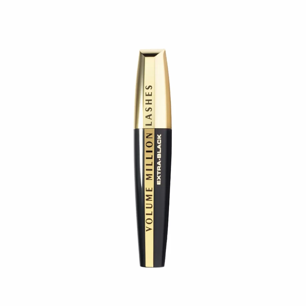 L'Oréal Paris Mascara Volume Million Lashes Tusz do rzęs w głębokiej czerni dla dodatkowego podkreślenia i objętości, nr 00 Extra-Black, 1 x 9,2 ml