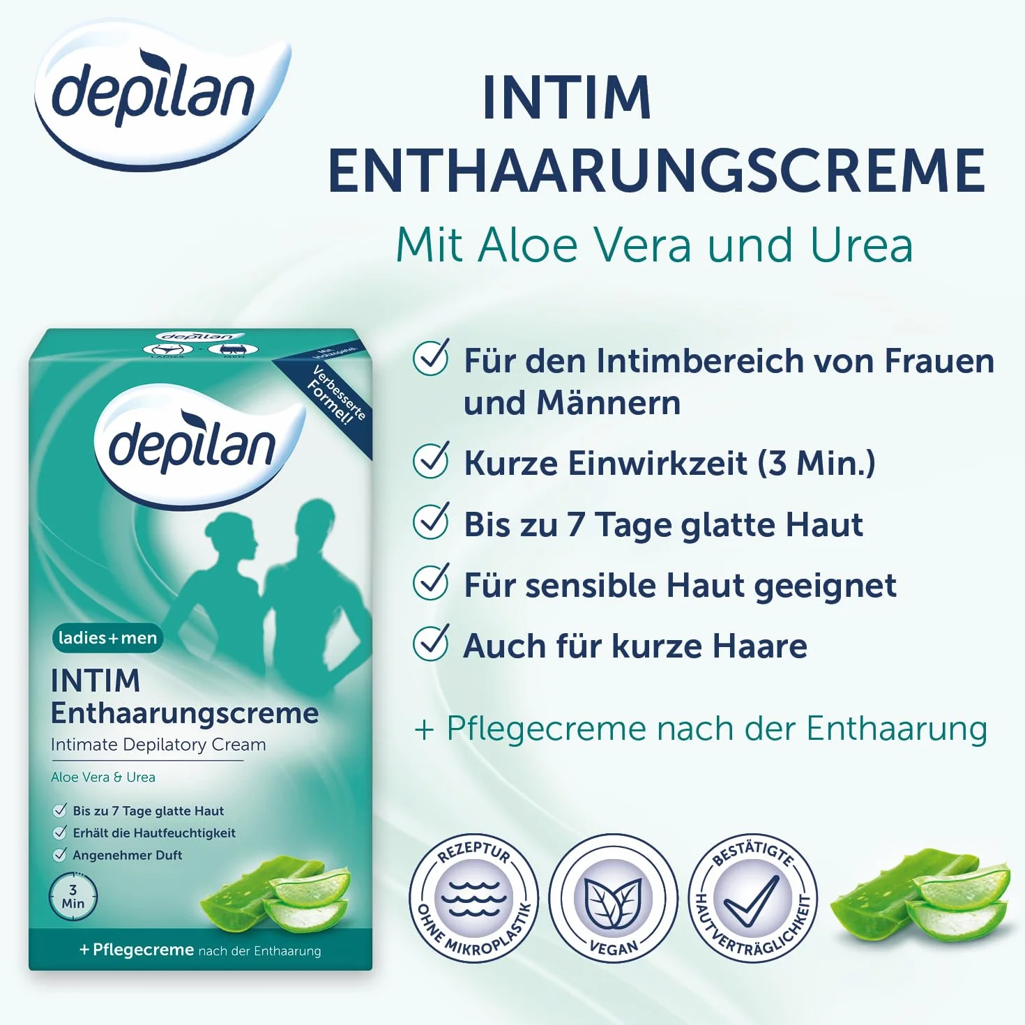 Depilan Intim Krem do depilacji 1 sztuka, 1 unité (Lot de 1)