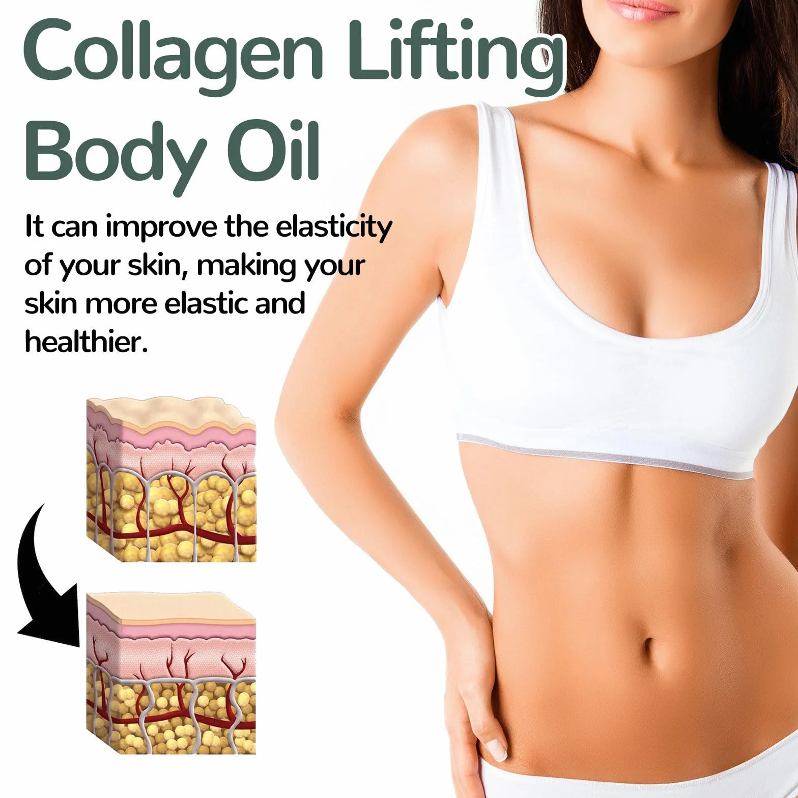 Kolagen Lifting Body Oil – olejek do ciała ujędrniający z ekstraktem z liści rozmarynu 100 ml