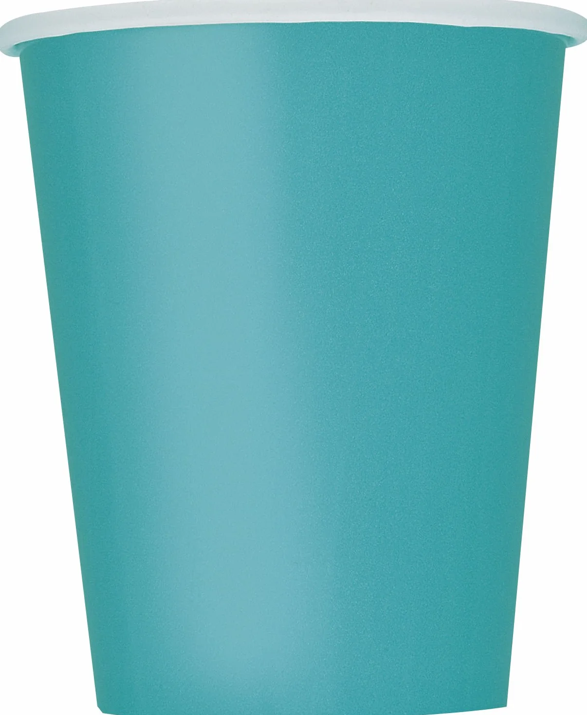 Unique Party 910757-255 ml turkusowe papierowe kubki, opakowanie 14 sztuk