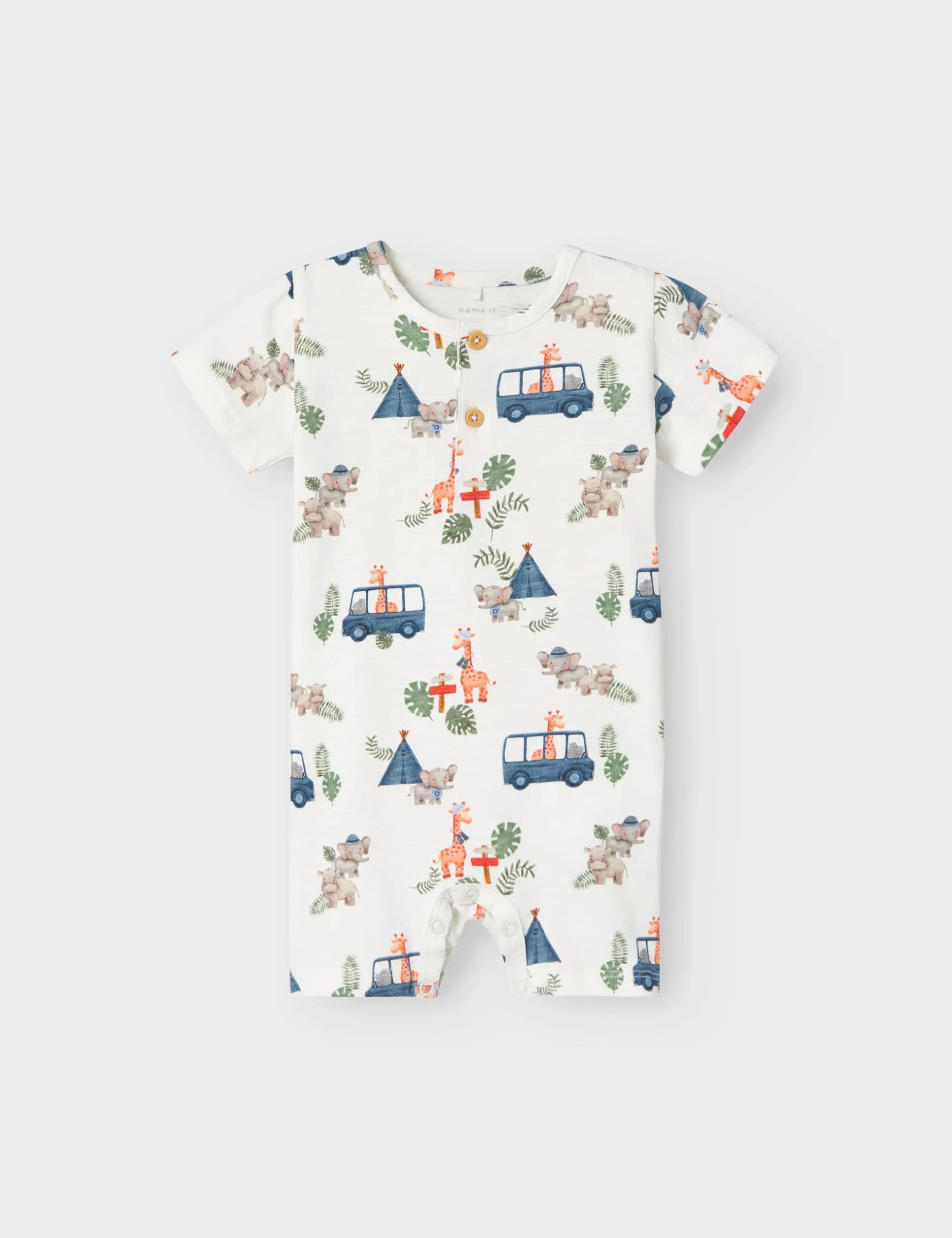 NAME IT Kombinezon Niemowlęta - chłopcy Nbmhobin SS Sunsuit