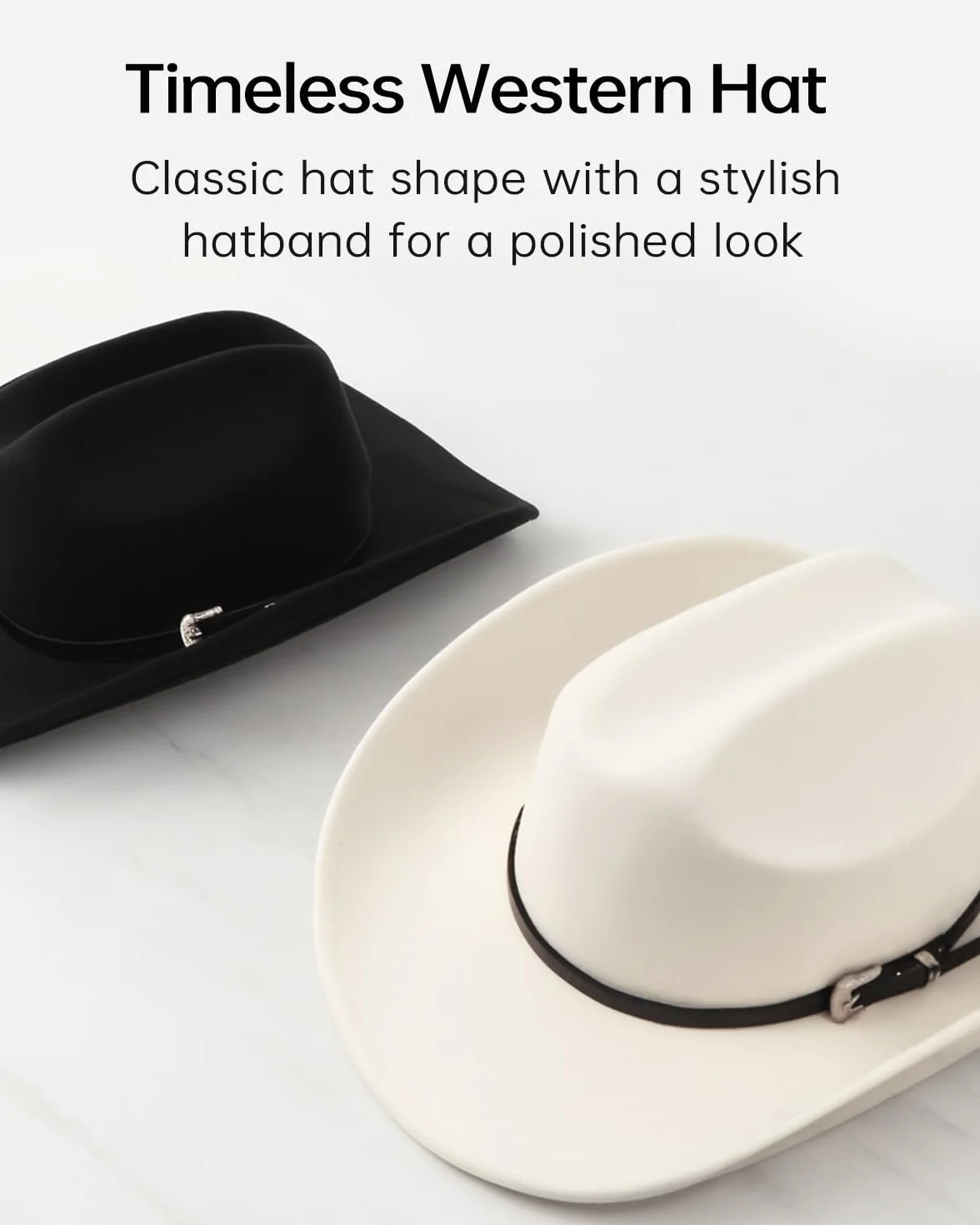 Zylioo S/M/L/XL/XXL kowbojskie kapelusze filcowe z szerokim rondem męskie duże głowy zachodnia fedora kapelusz z klamrą paska