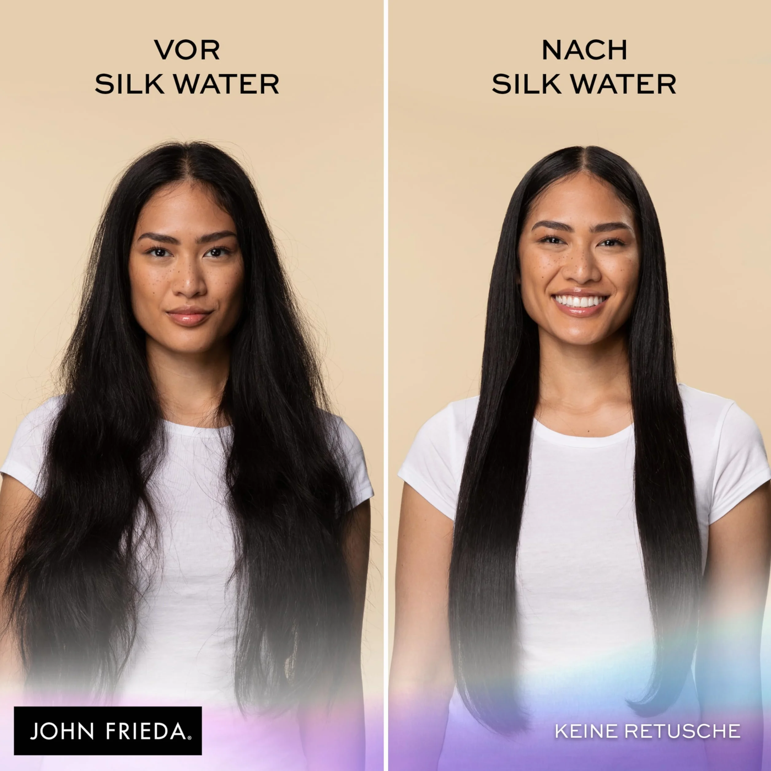 John Frieda Frizz Ease Wunder-reparation Silk Drench Smooting Water – zawartość: 200 ml – redukuje łamanie się włosów i rozdwajanie końcówek oraz zapewnia lepszą ochronę przed przyszłymi uszkodzeniami