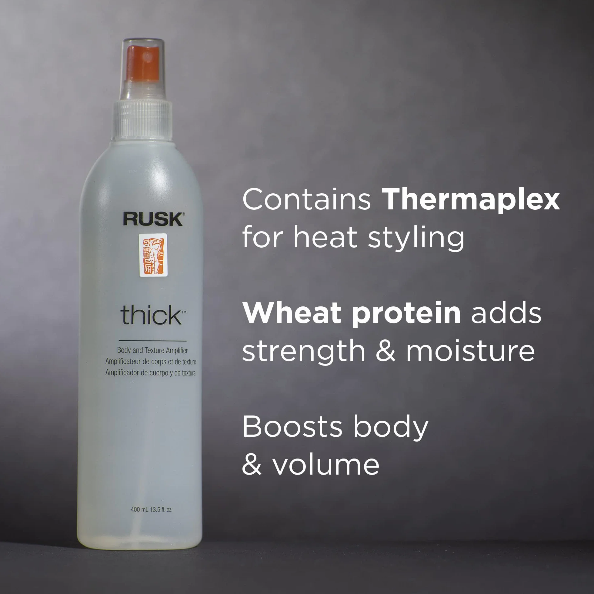 Rusk Thick Body and Texture Amplifier For Unisex 13.5 oz Texture Amplifier