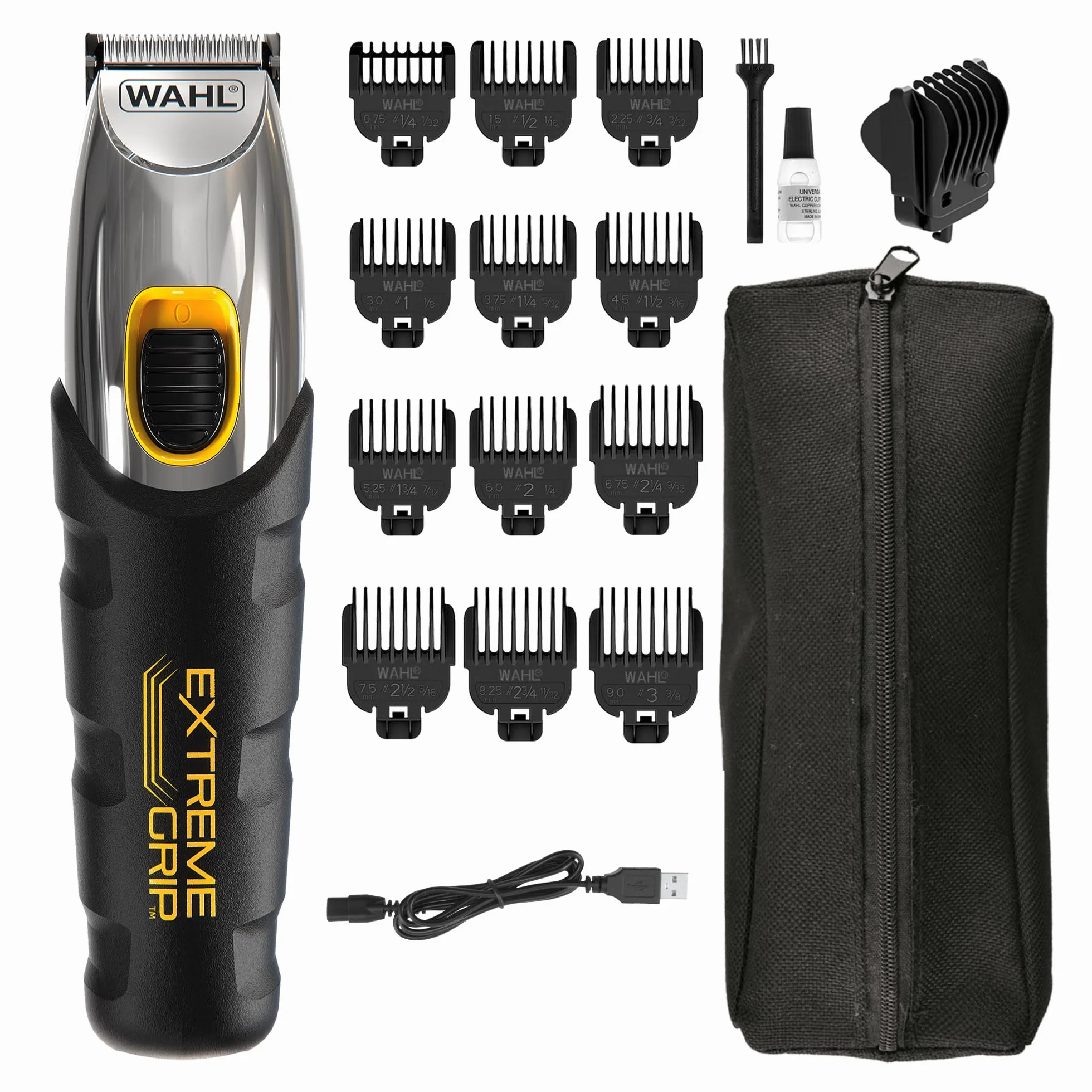 Wahl Extreme Grip Trymer Do Brody Dla Mężczyzn, Bezprzewodowy, Precyzyjne Ostrza