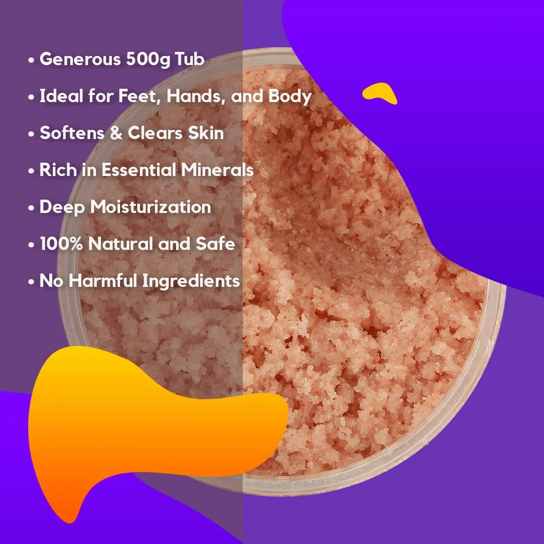 Poola & Bloom Masło Shea Sol Himalajska Peeling do Ciała z Cytrynowym Zapachem 500g Naturalne Składniki Nawilżenie i Wygładzanie Skóry Pielęgnacja dla Każdego Rodzaju Skóry