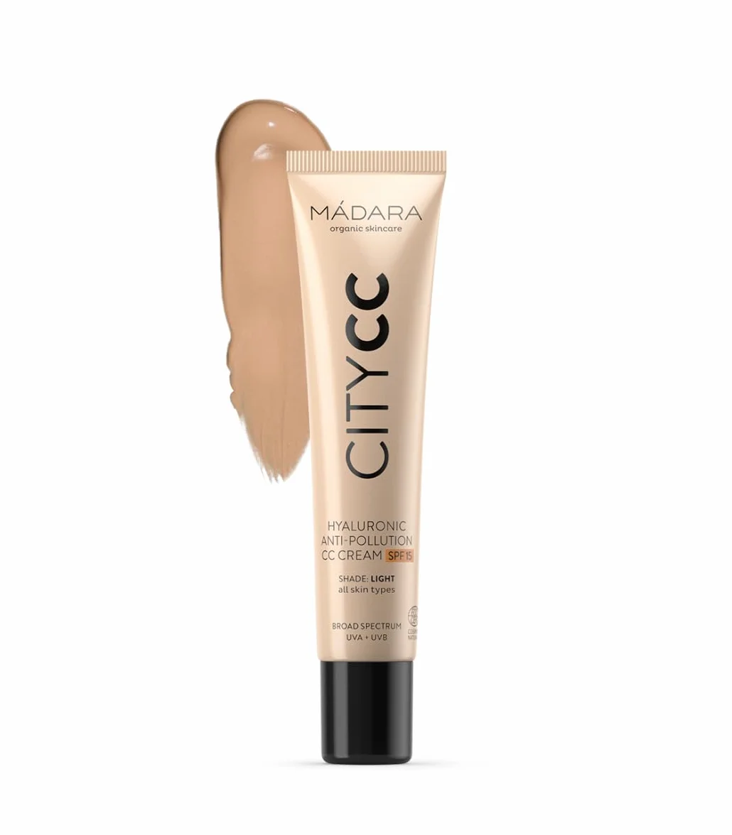 MÁDARA City CC Krem CC Anti-Pollution SPF15 JASNY BEŻ 40ml Organiczna pielęgnacja skóry
