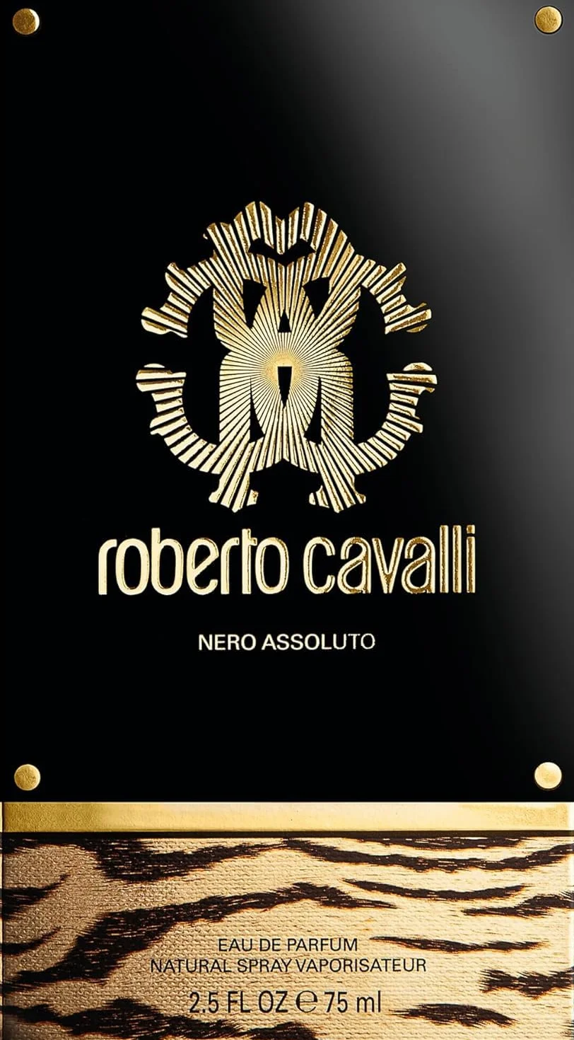 Roberto Cavalli Nero Assoluto, woda perfumowana dla kobiet, bogaty zapach, 75 ml