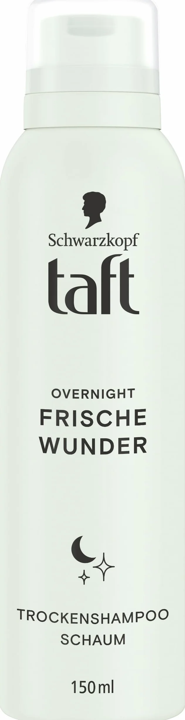 Schwarzkopf Taft suchy szampon z pianki Overnight Fresh Wunder (150 ml), stylizacja włosów o odżywczych, odświeżających właściwościach podczas snu, nadaje się do wszystkich rodzajów włosów, wegańska