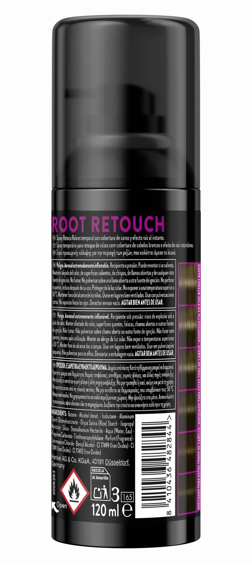 SYOSS Root Retouch tymczasowy czerwony kolor kaszmirowy 120 ml farba do korzeni